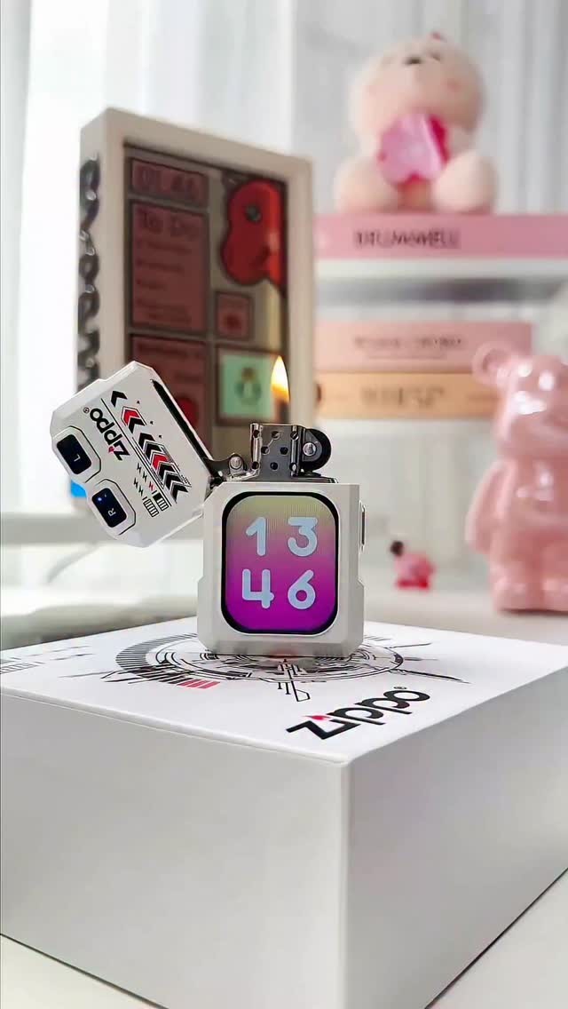 Smart Touchscreen Lighter Bluetooth Wireless Earbuds 3-in-1 Tech EDC Pocket Gift