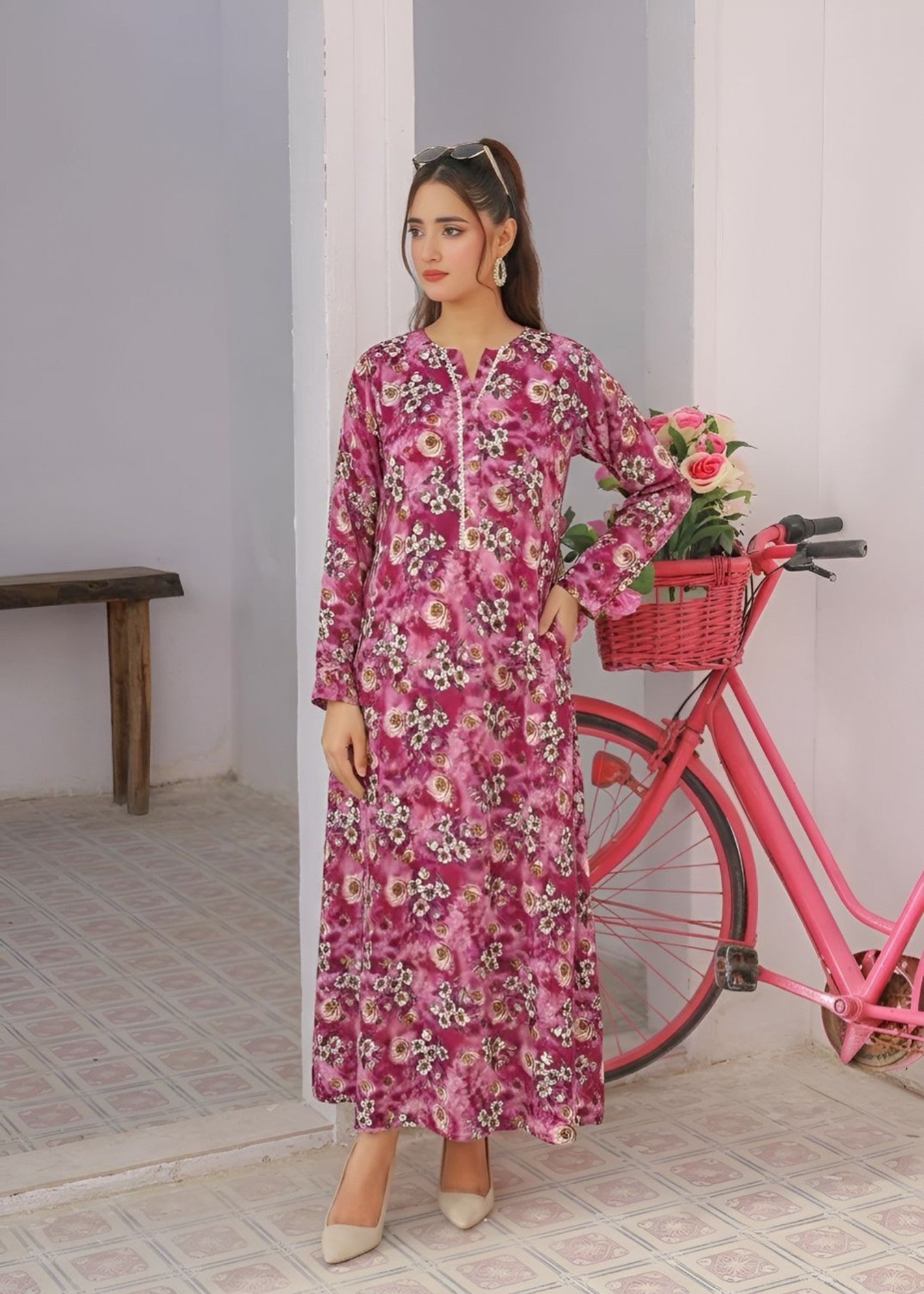 lawn Maxi in Mulberry