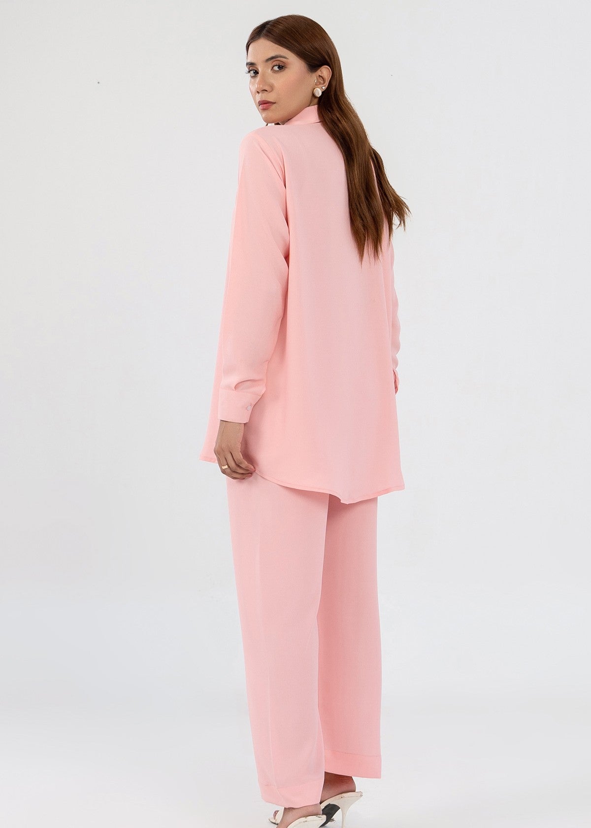 georgette Co Ord Sets in Pink