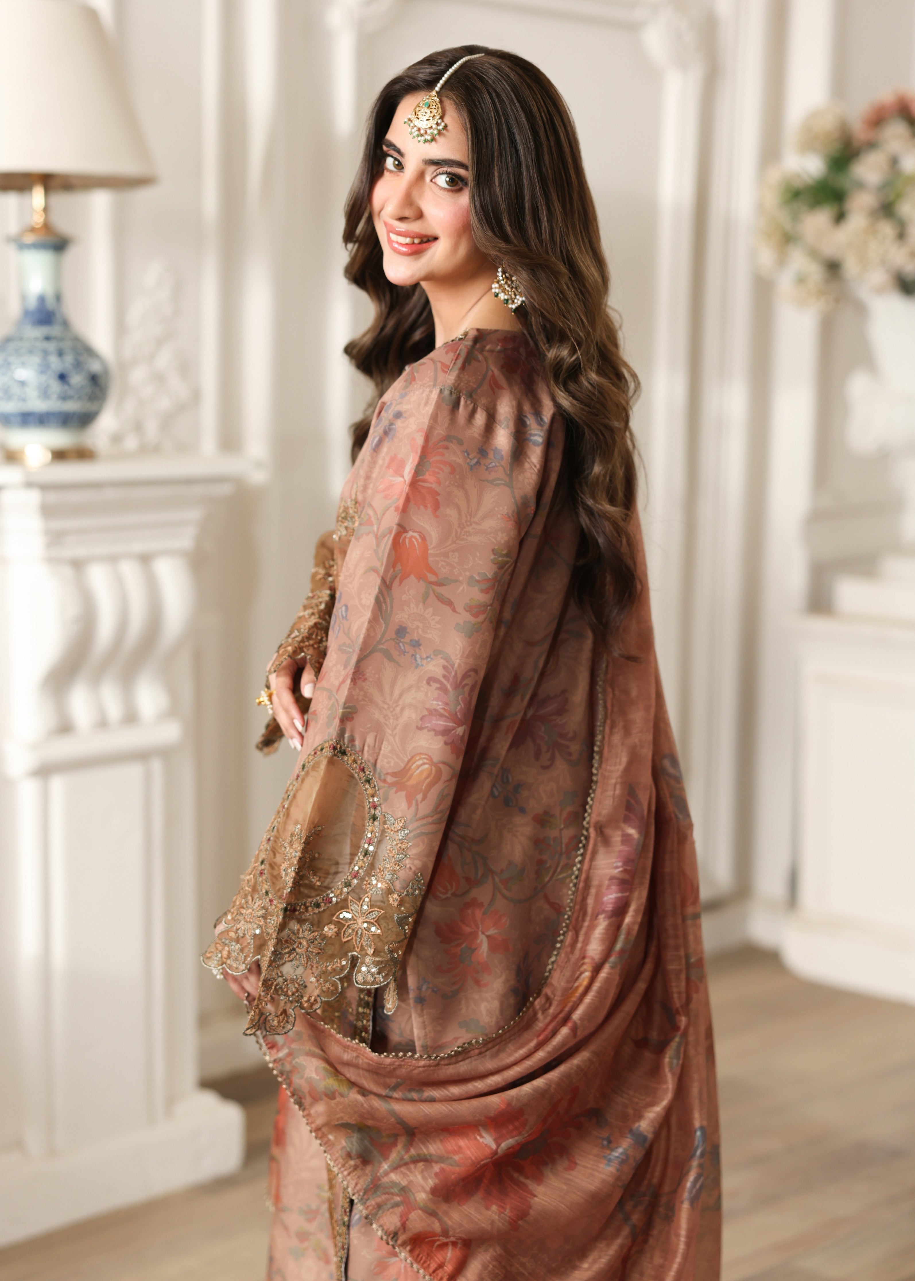 viscose Kurta Set in Pink