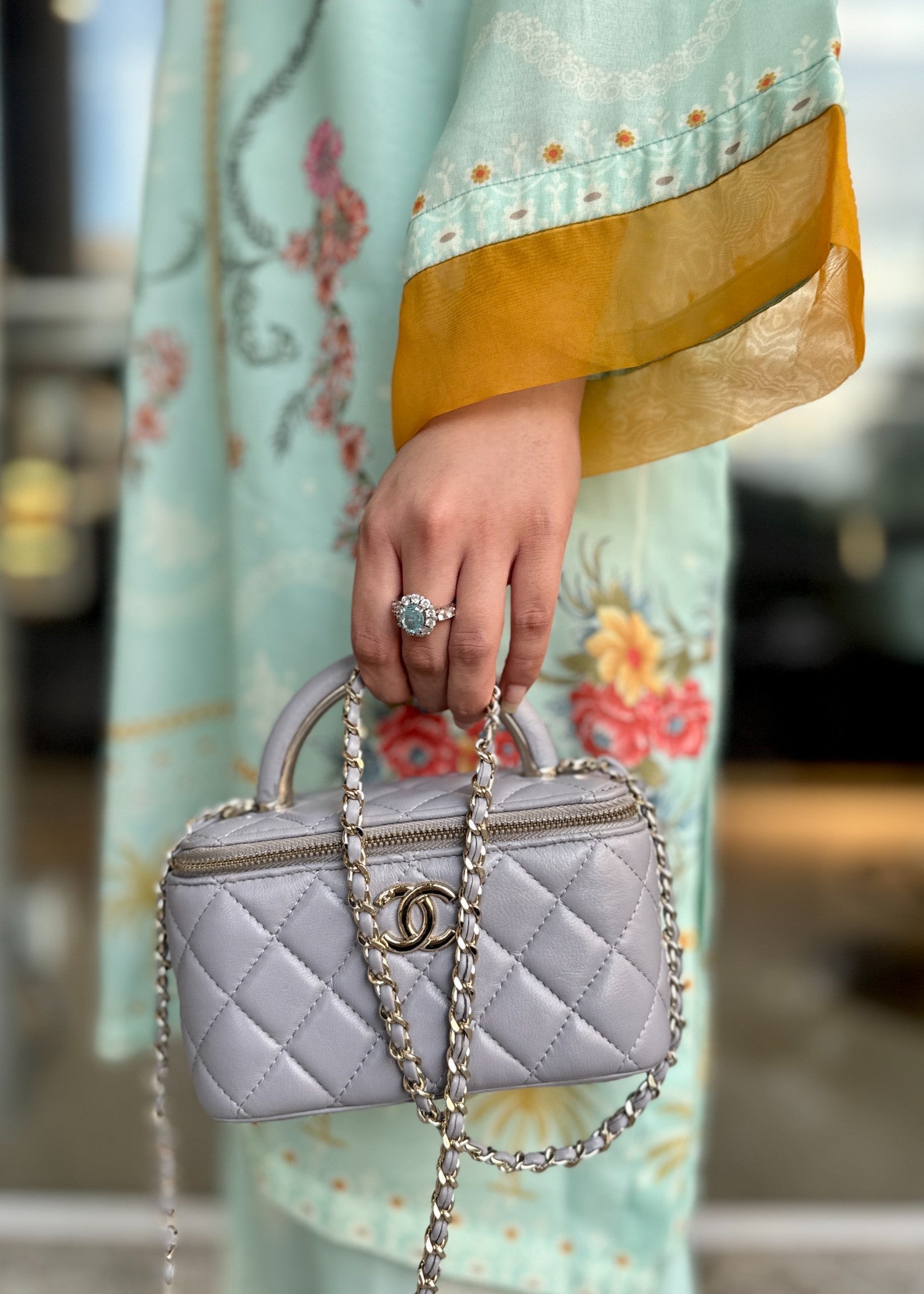 swiss lawn Co ord Sets in Mint green