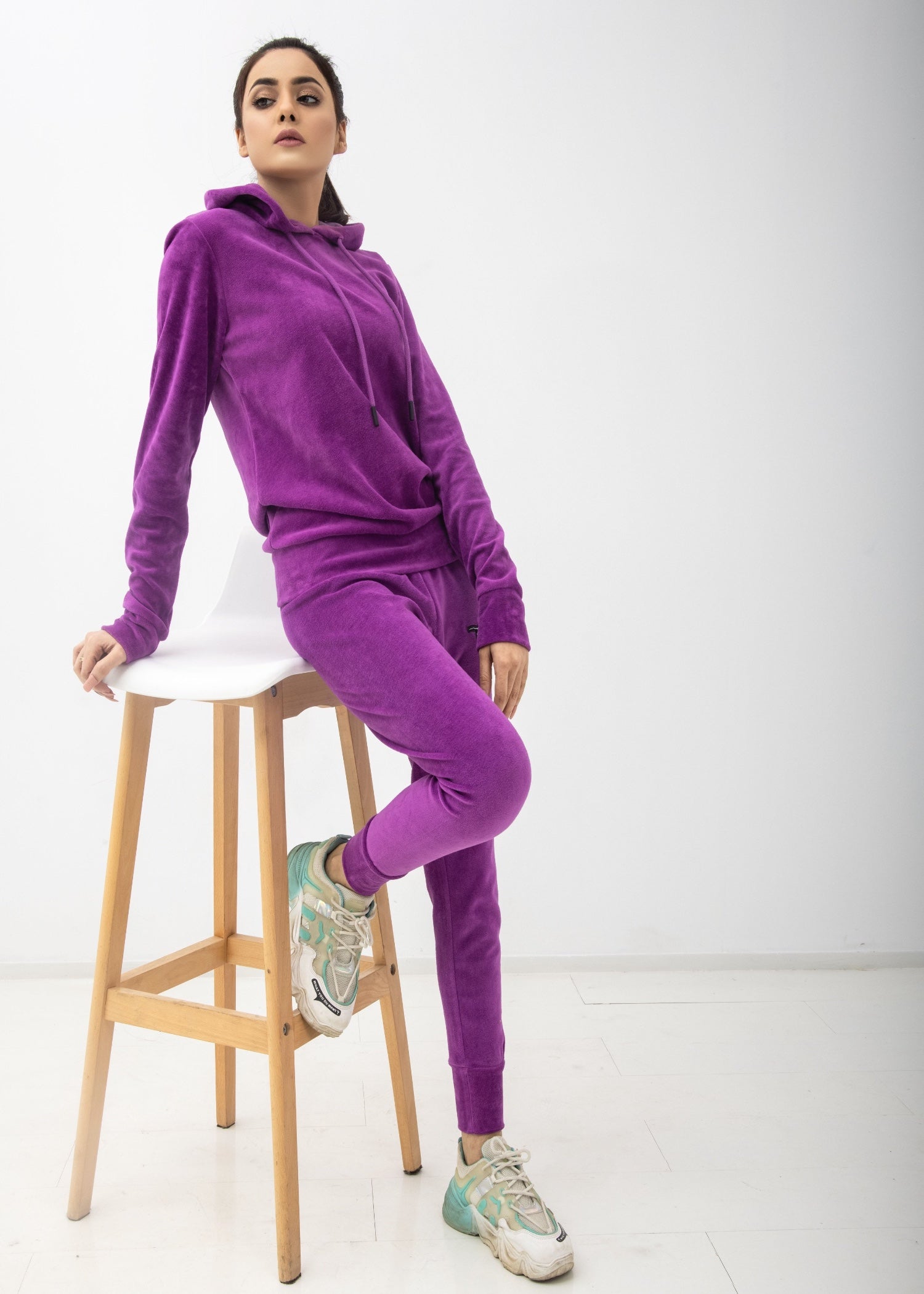terry Co Ord Sets in Purple