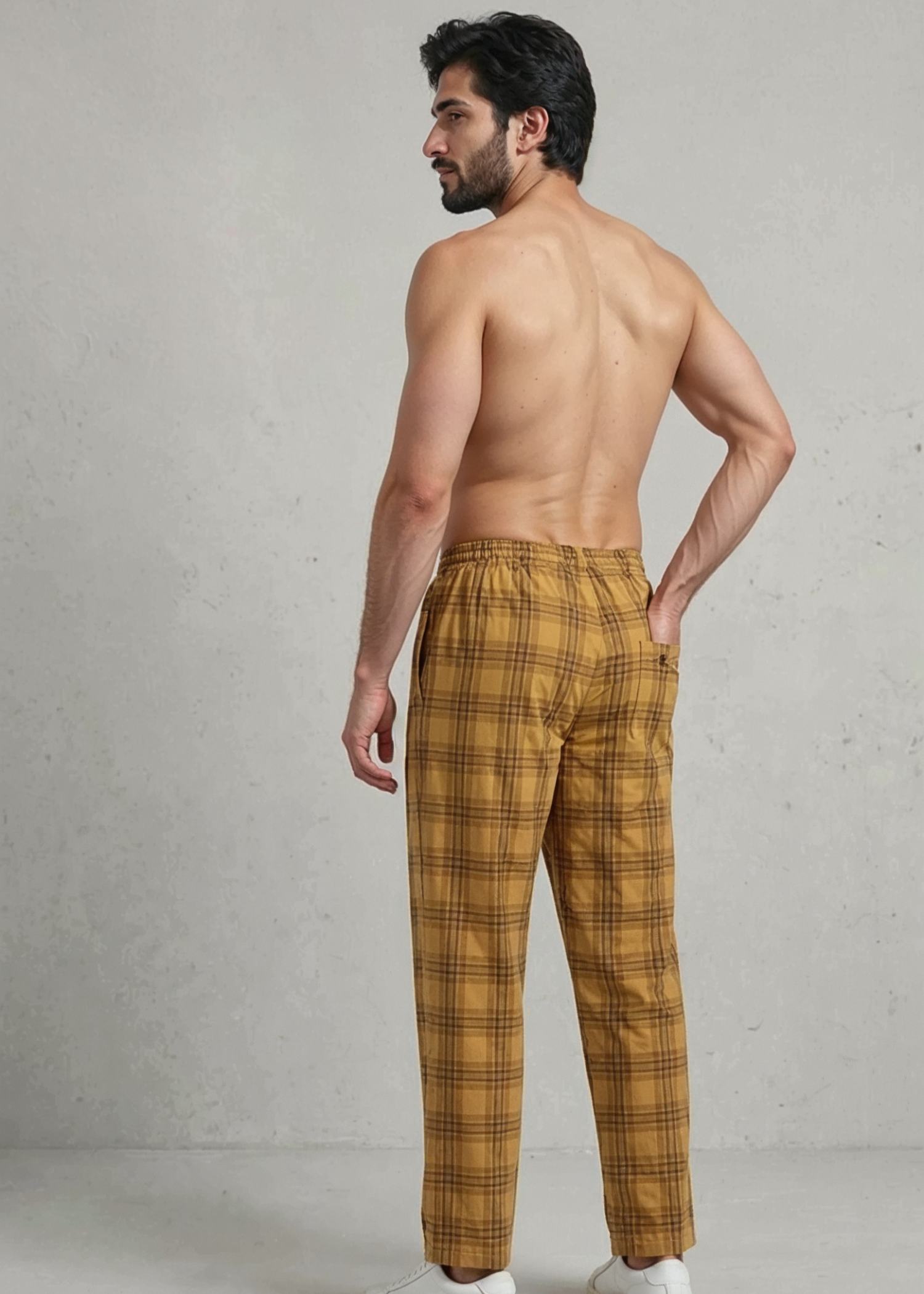cotton Trousers in Multi