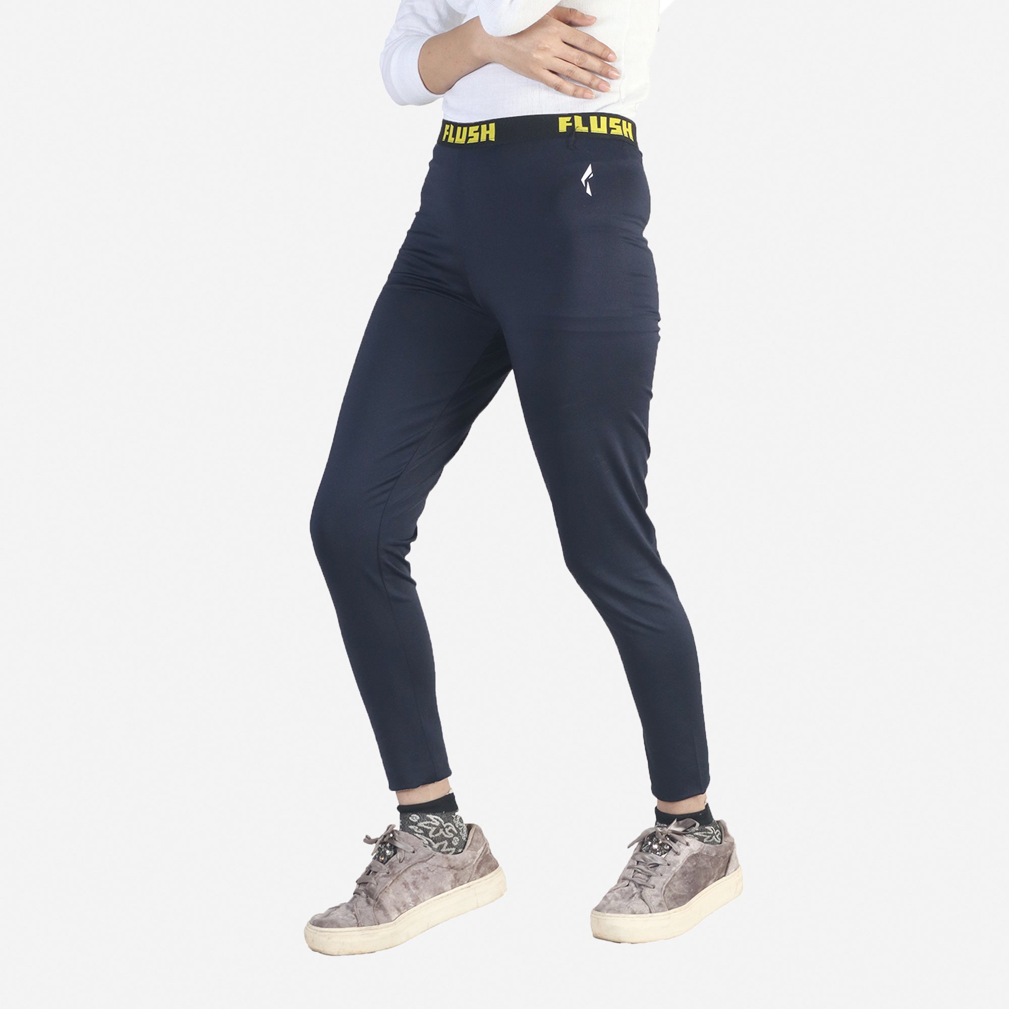 polyester Leggings in Dark blue