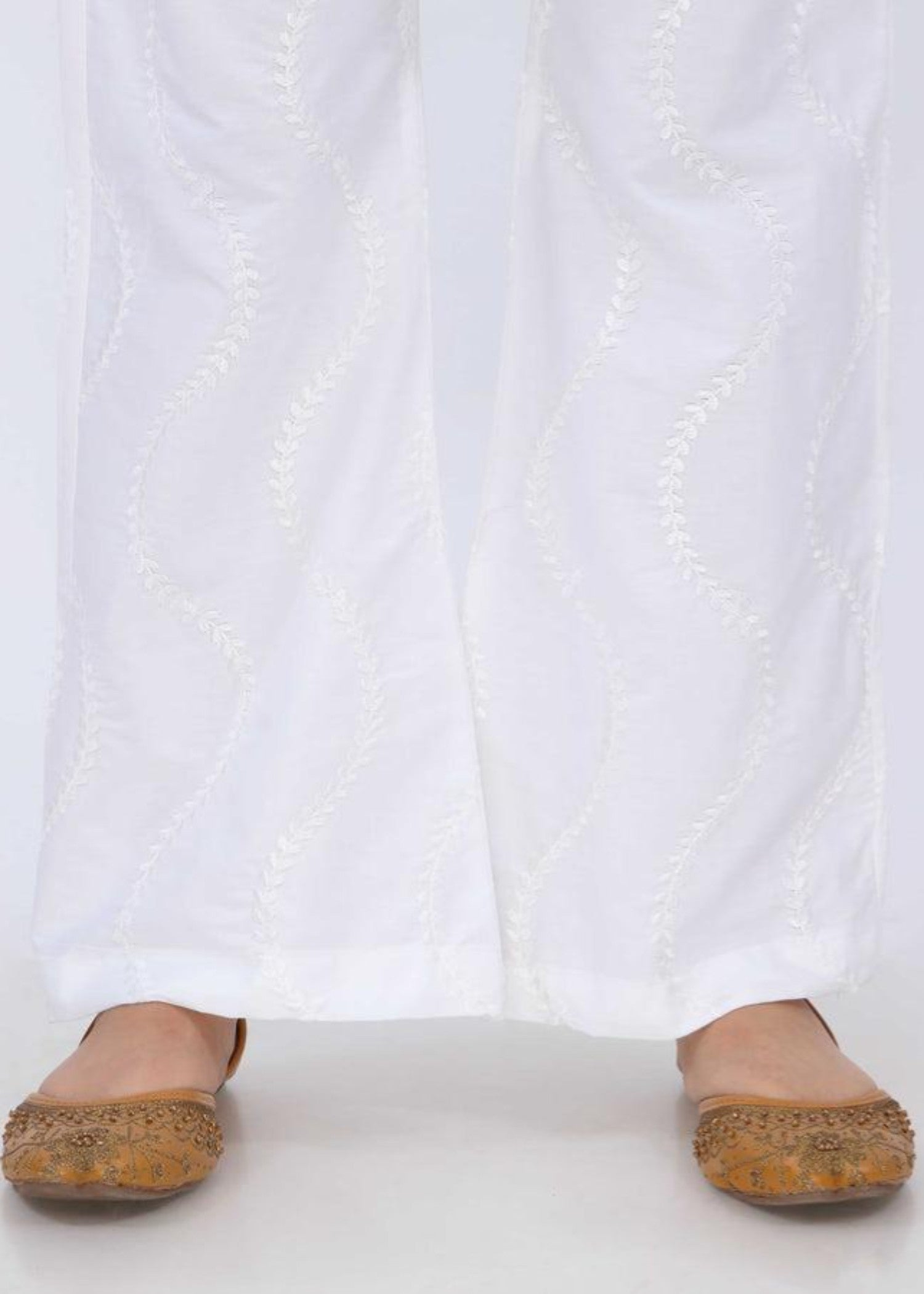 cambric Trousers in White smoke