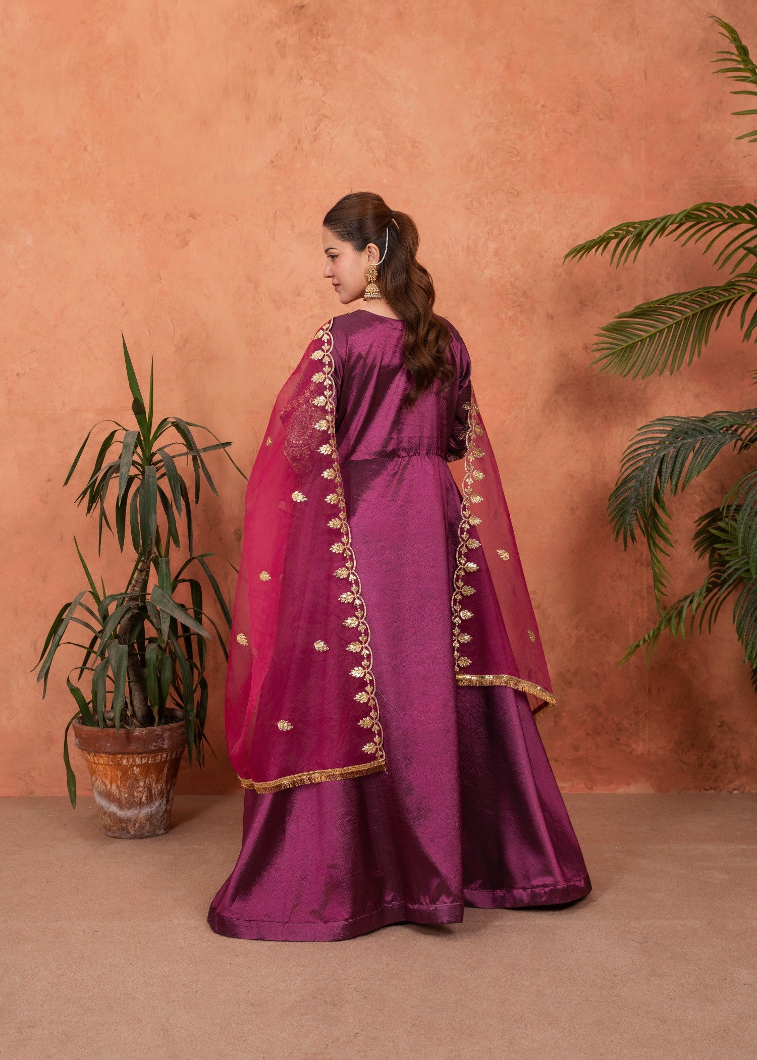 silk Maxi in Plum