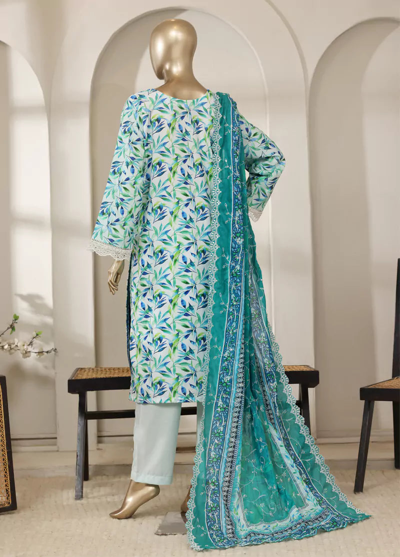 Stitched Laserkari Lawn – 5