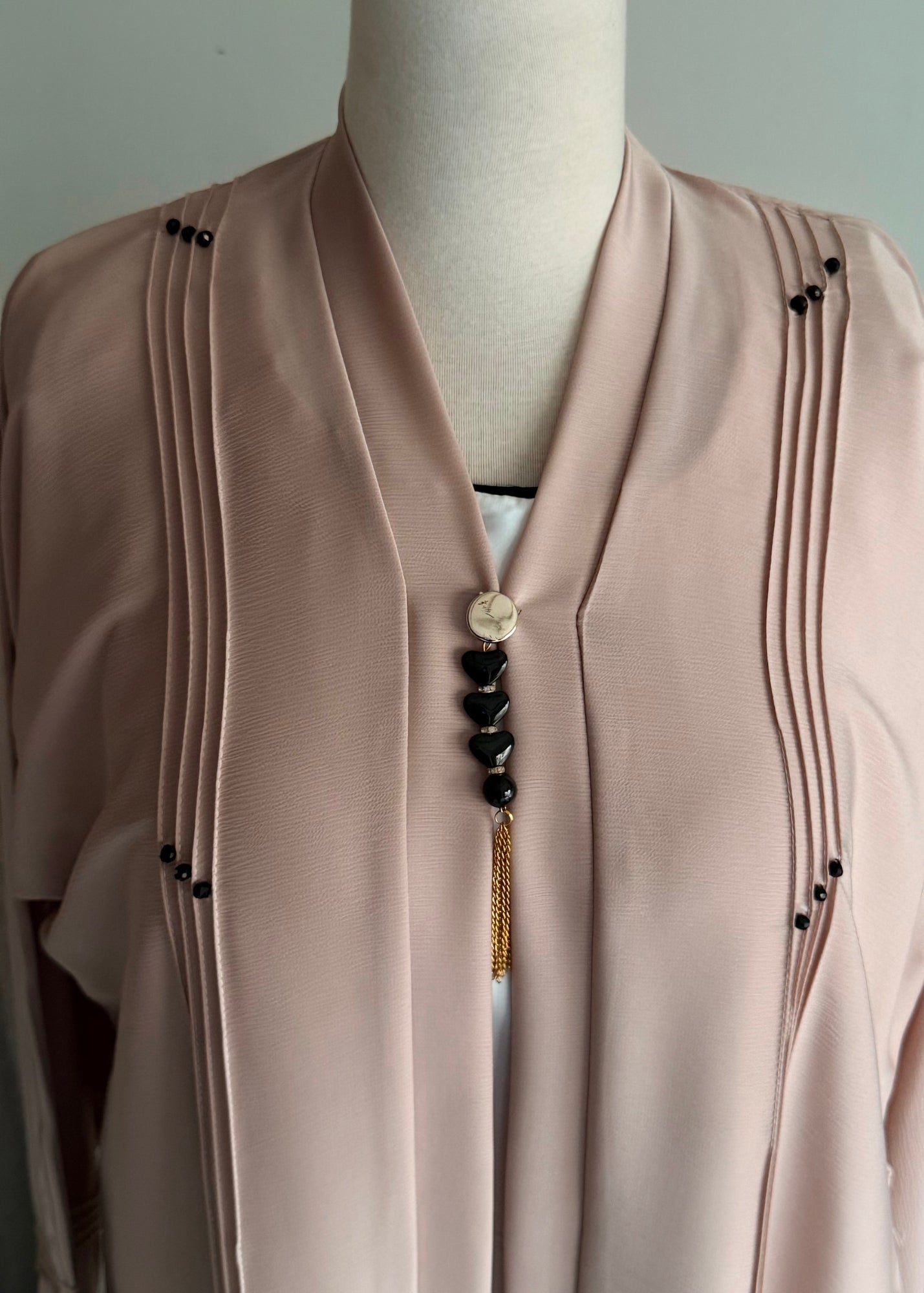 nidha Abaya in Rose pink