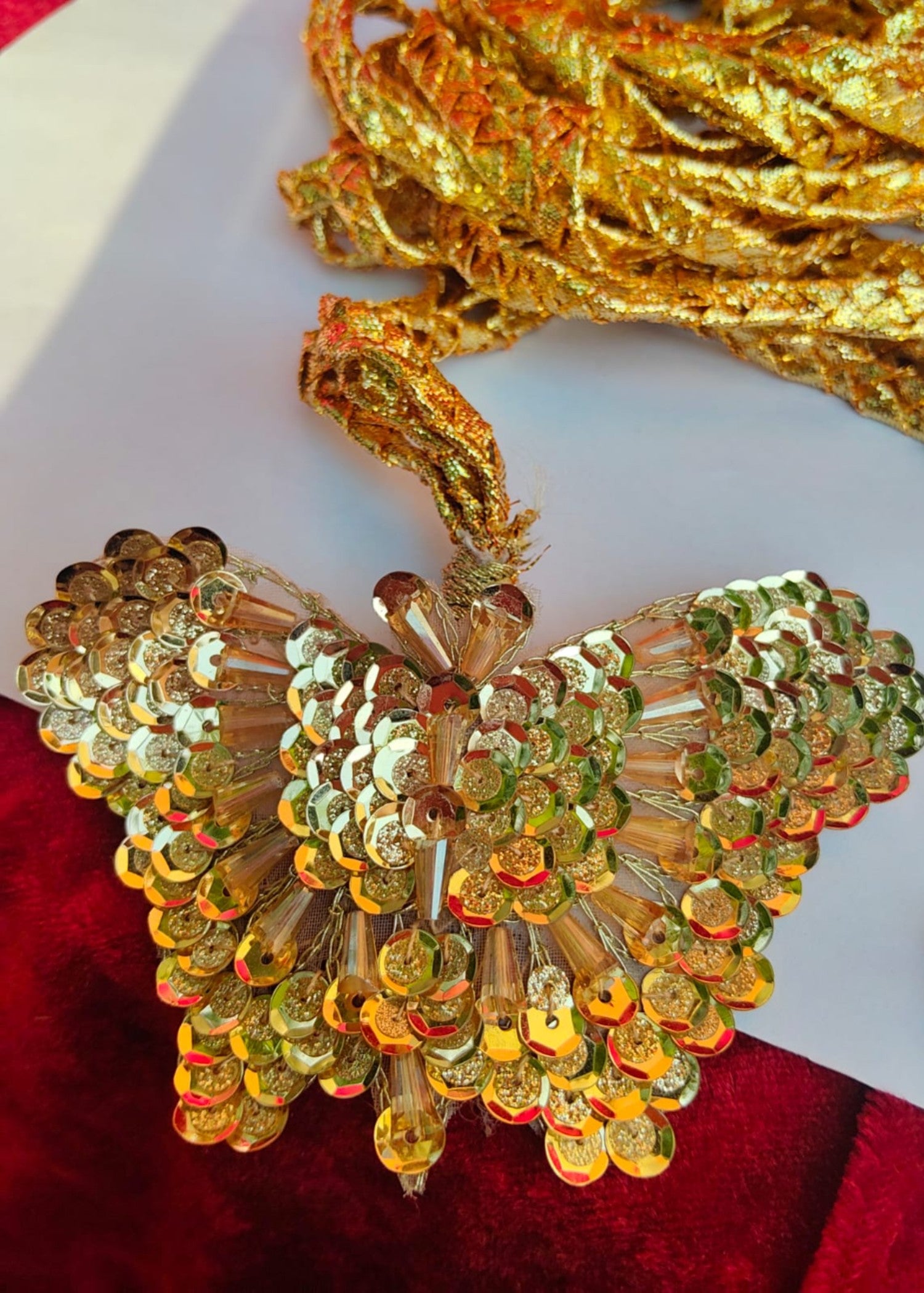 Paranda in Gold Color by - Trendy Women Paranda BCW3310