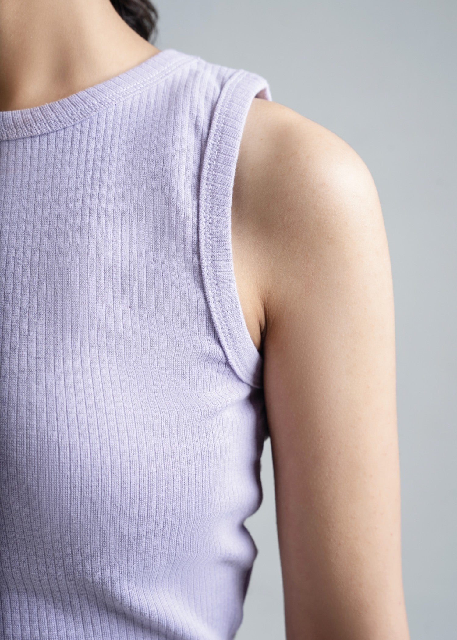 cotton Tank Top in Lavender