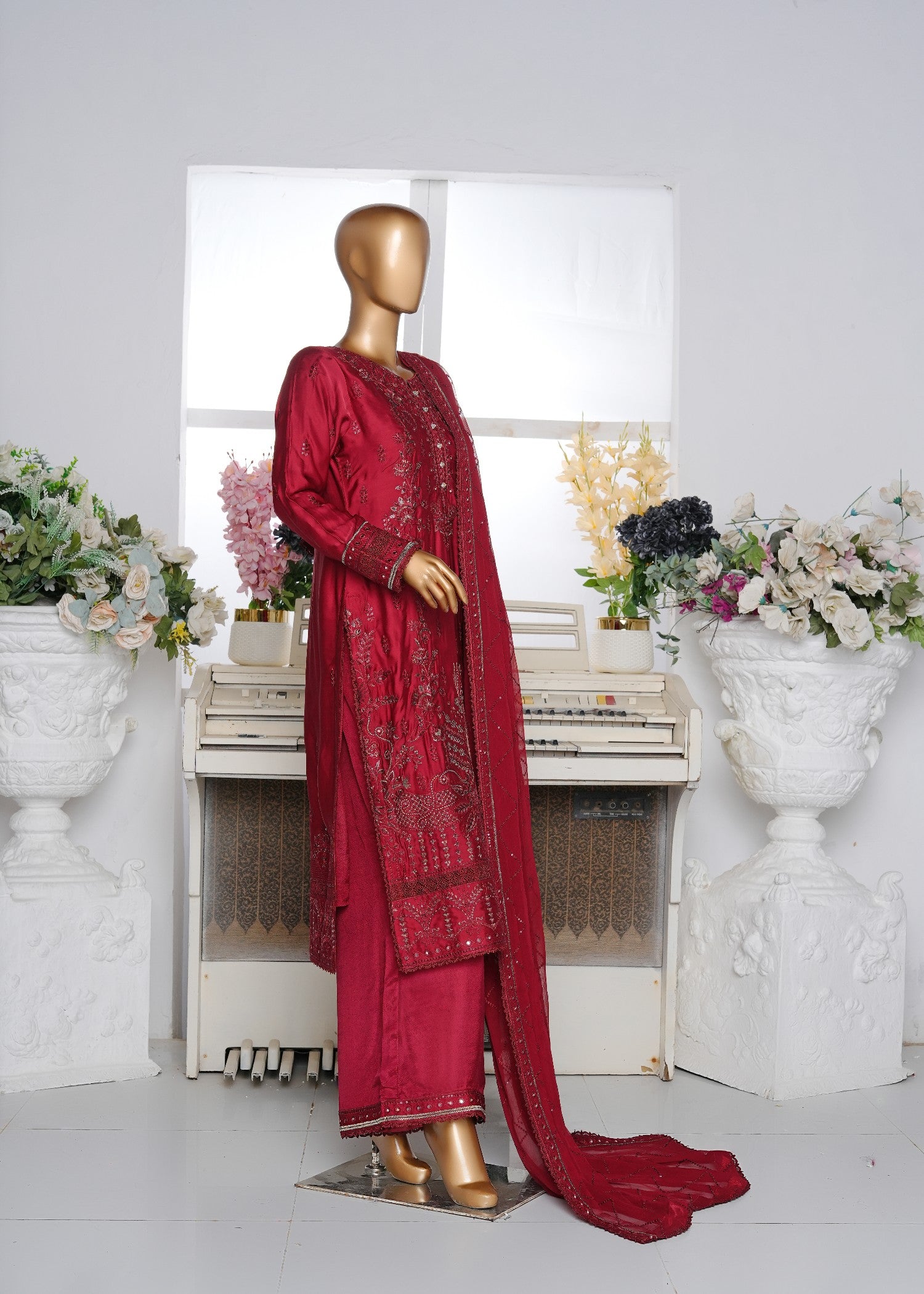 charmuse/shamooz Kurta Set in Red