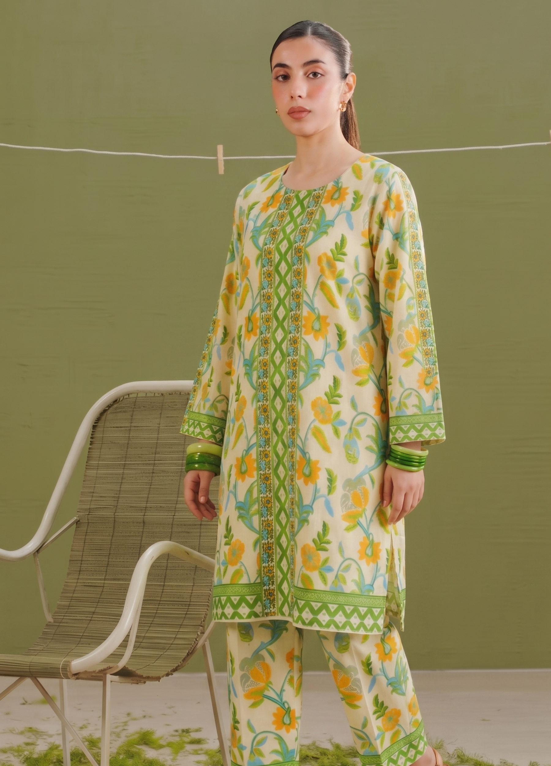poly grip silk Co Ord Sets in Multi