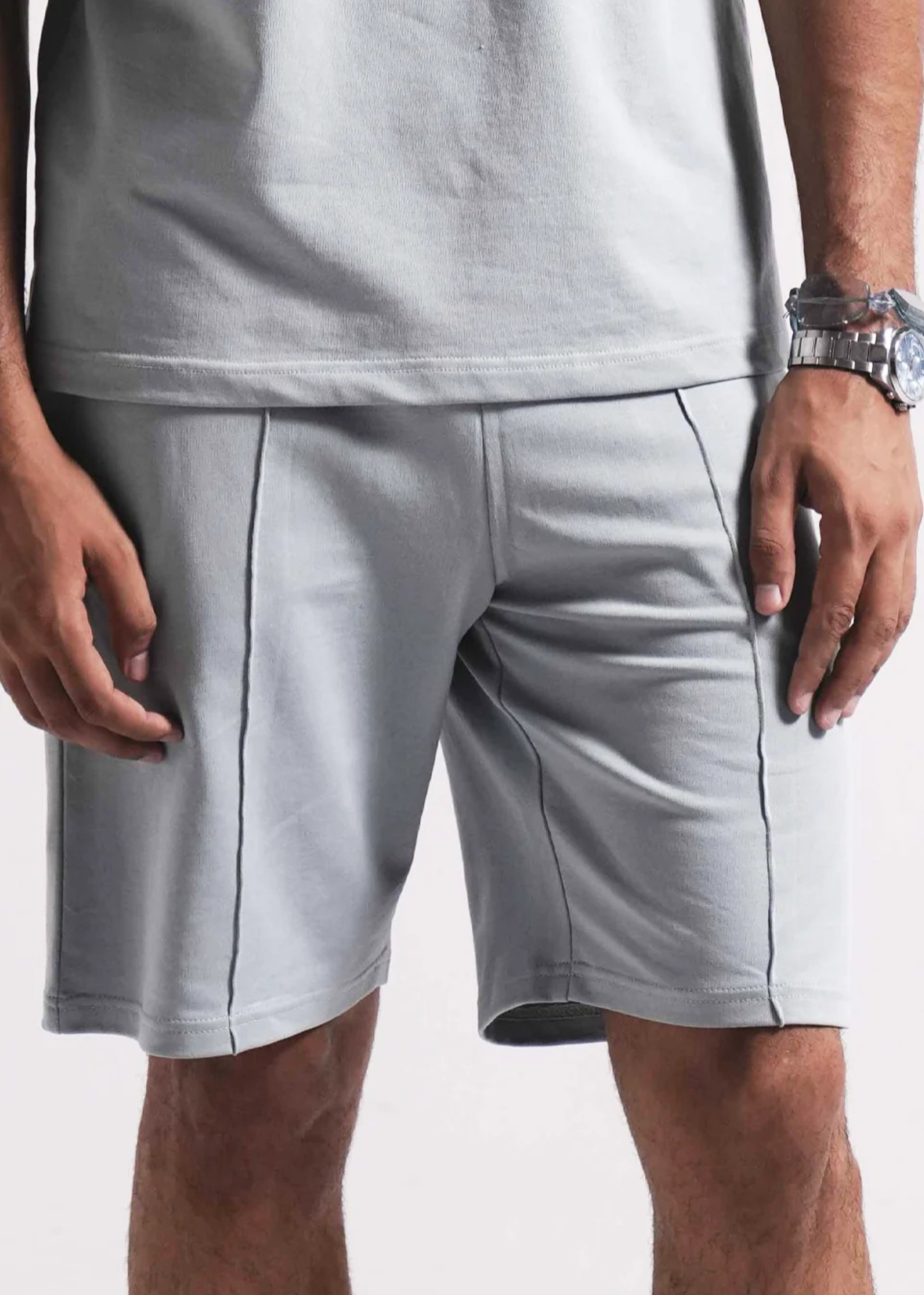 terry Shorts in Grey