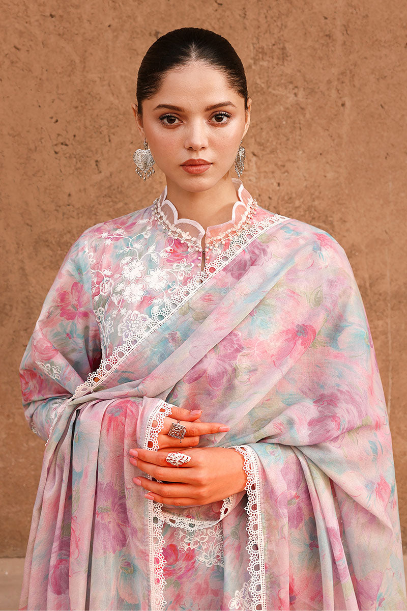 Festive – Velvet Dusk - Printed & Embroidered Lawn