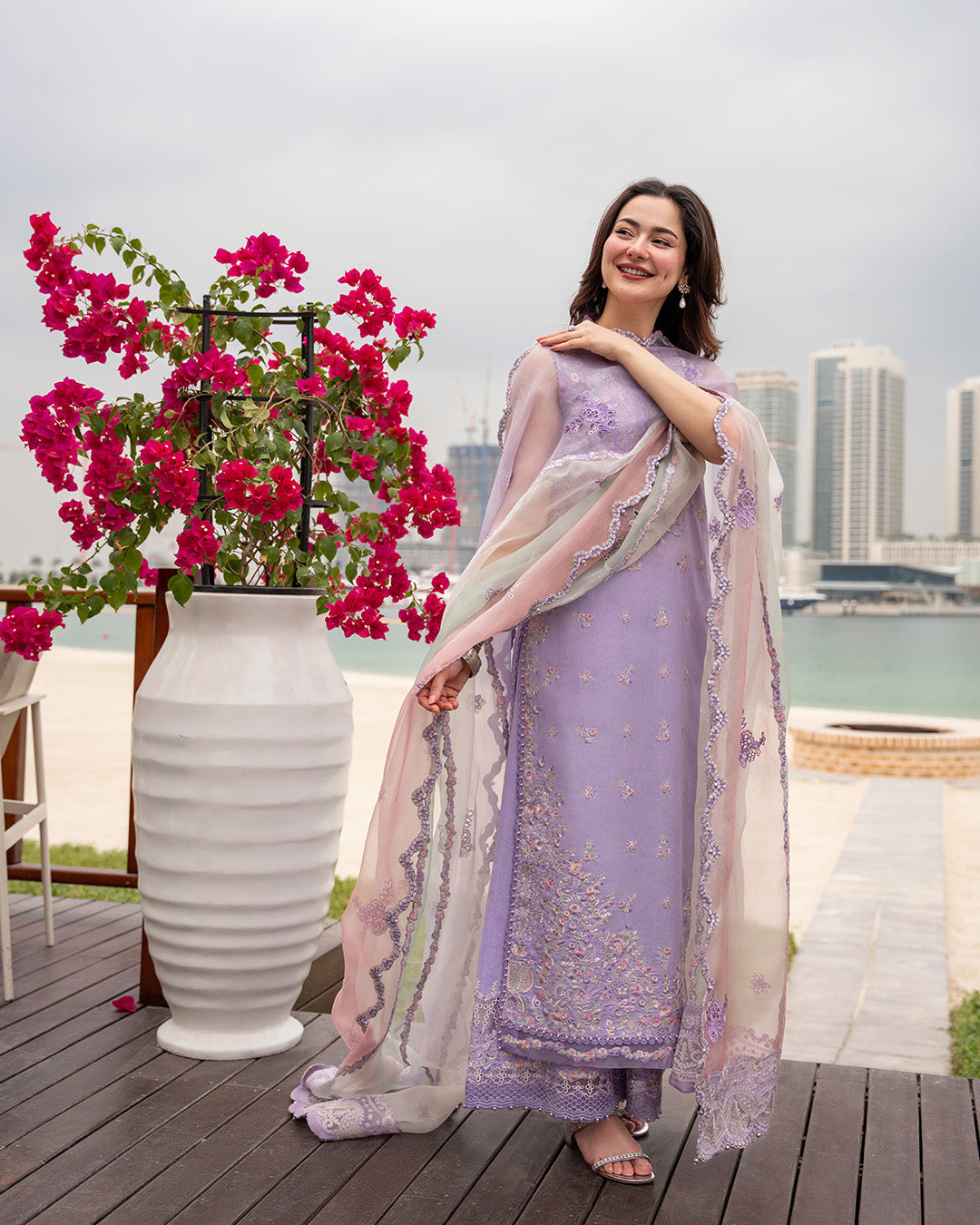 Aya Eid Luxury Lawn – Suela