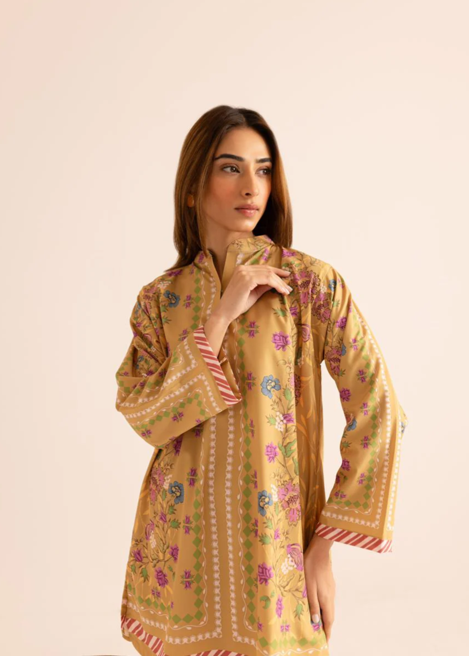 poly lawn Co Ord Sets in Mellow yellow