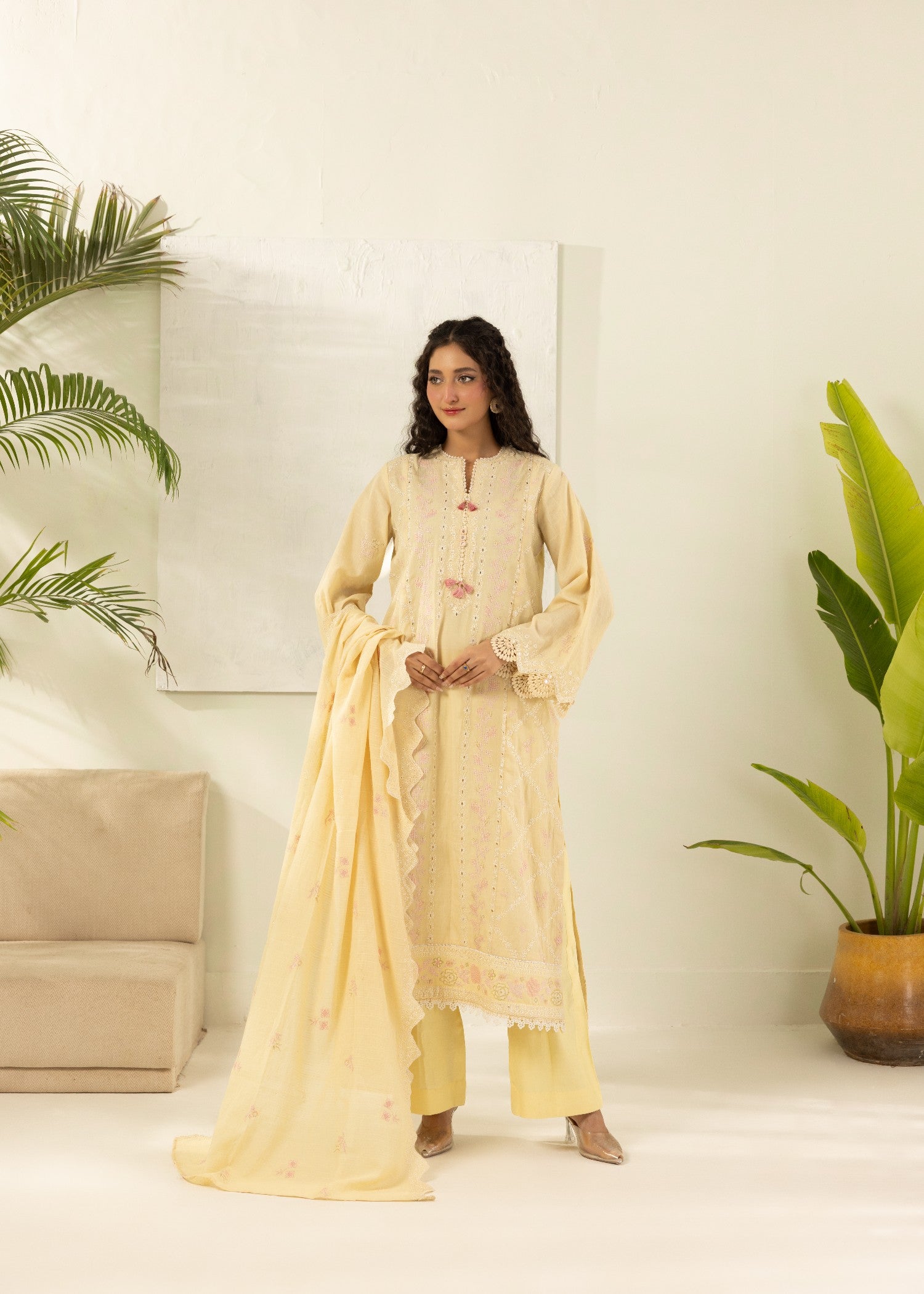 jacquard Unstitched in Butter