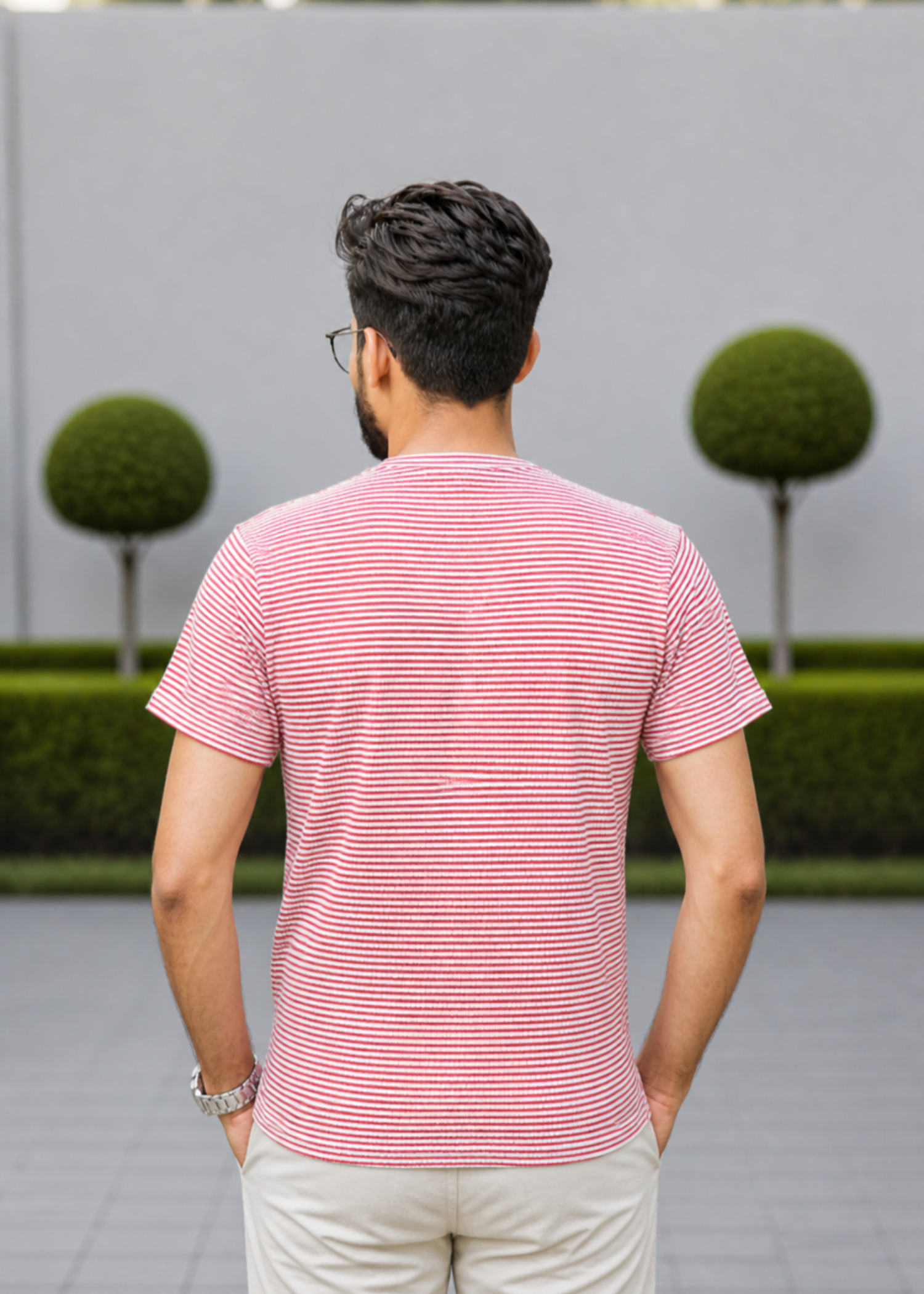 cotton T Shirt in Multi