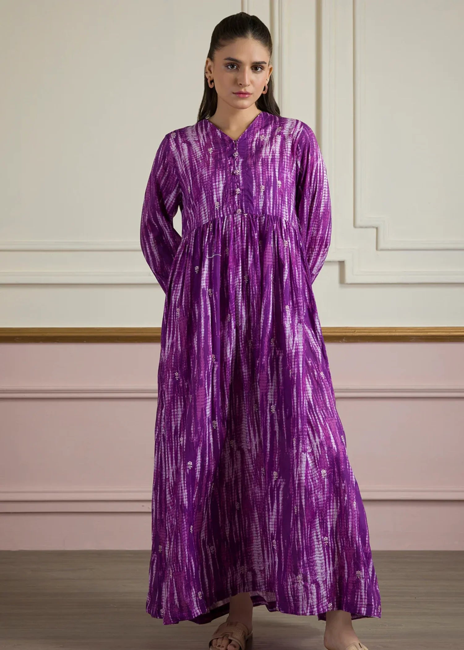 lawn Maxi in Purple