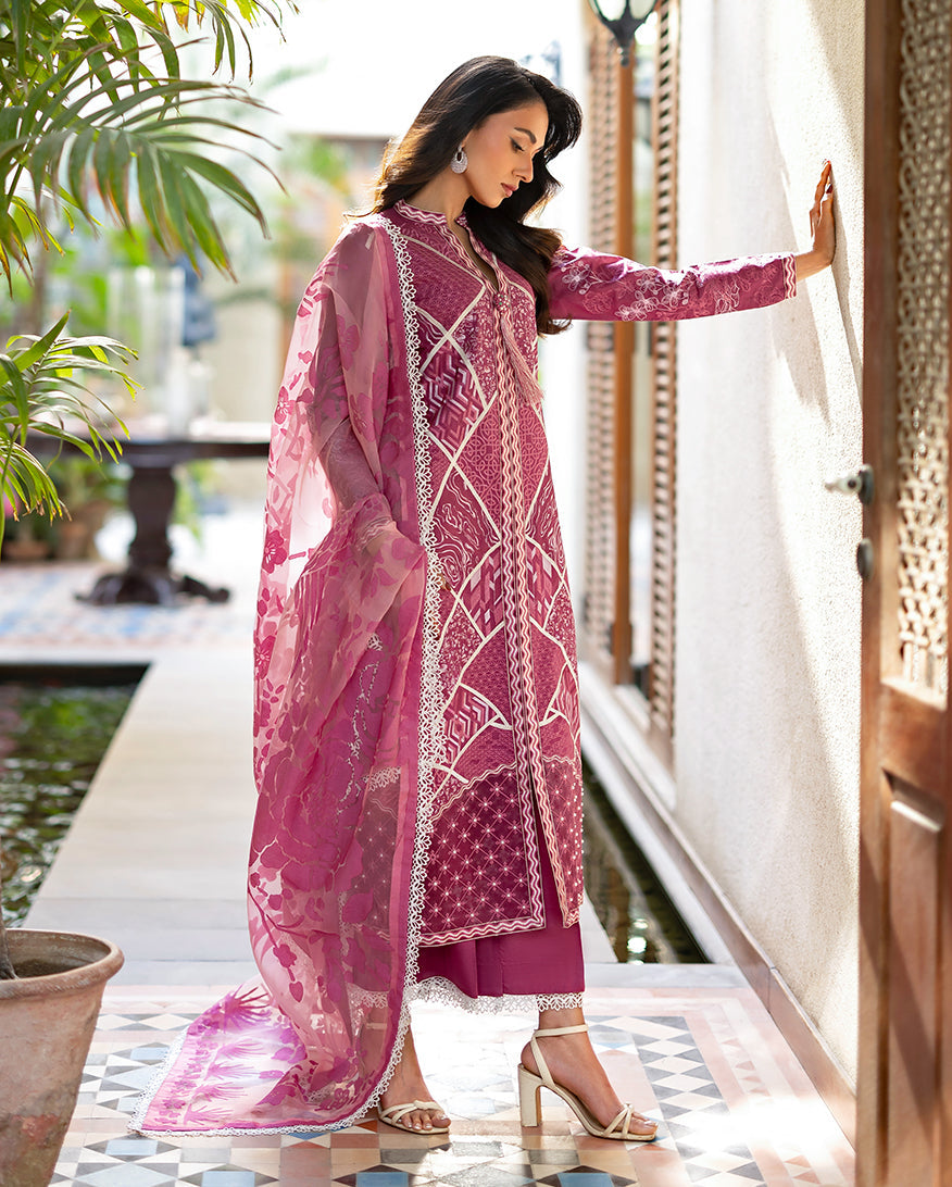 Astoria Festive Luxury Lawn – Rosea