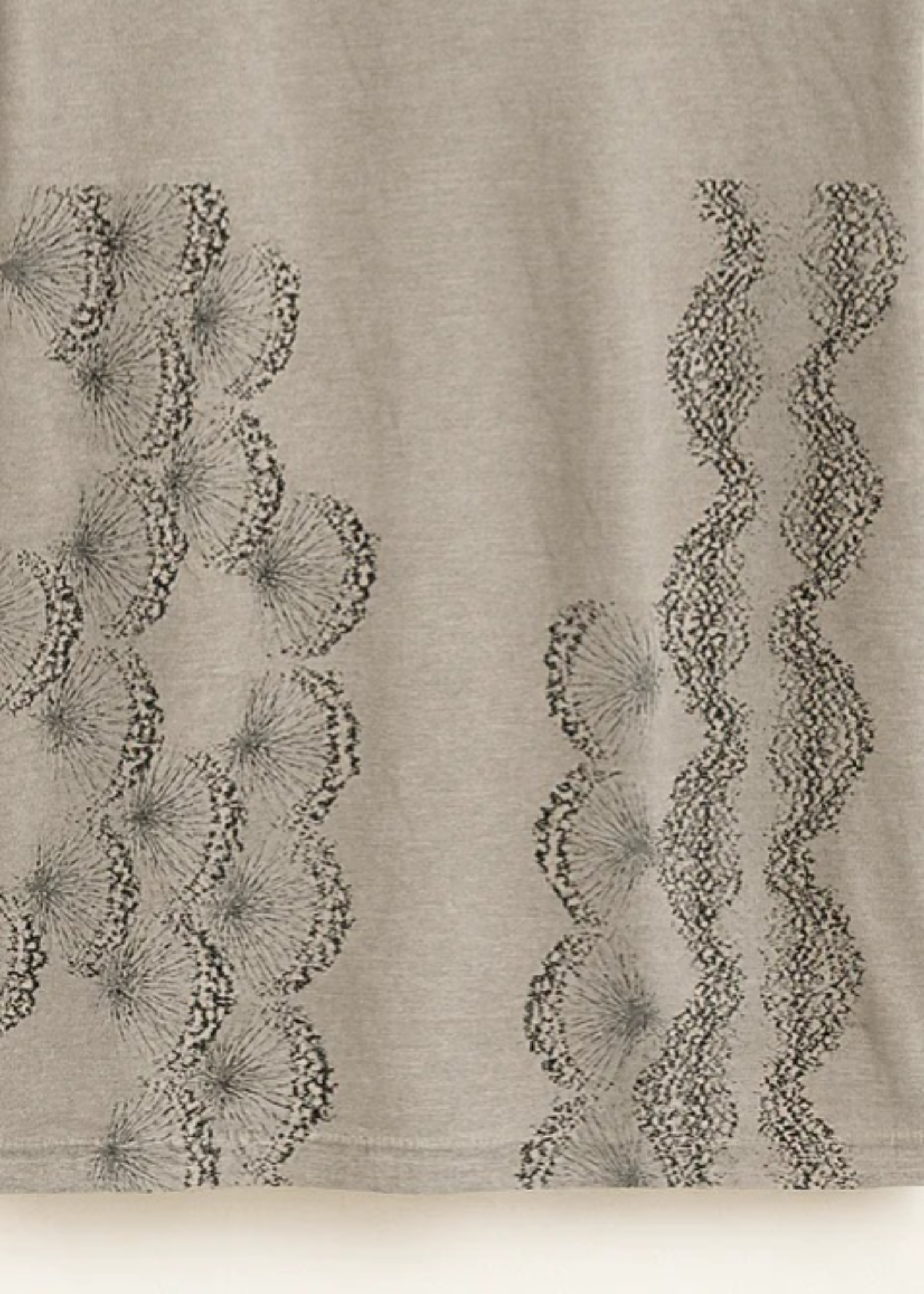 polycotton T Shirt in Grey
