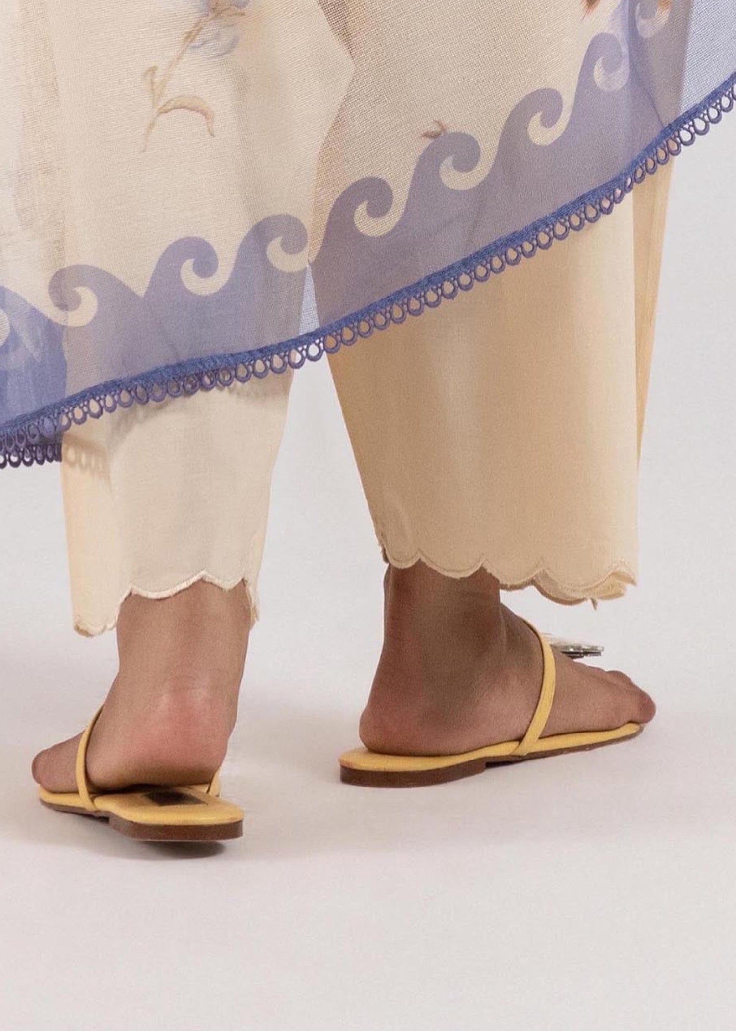 cotton Shalwar in Cream