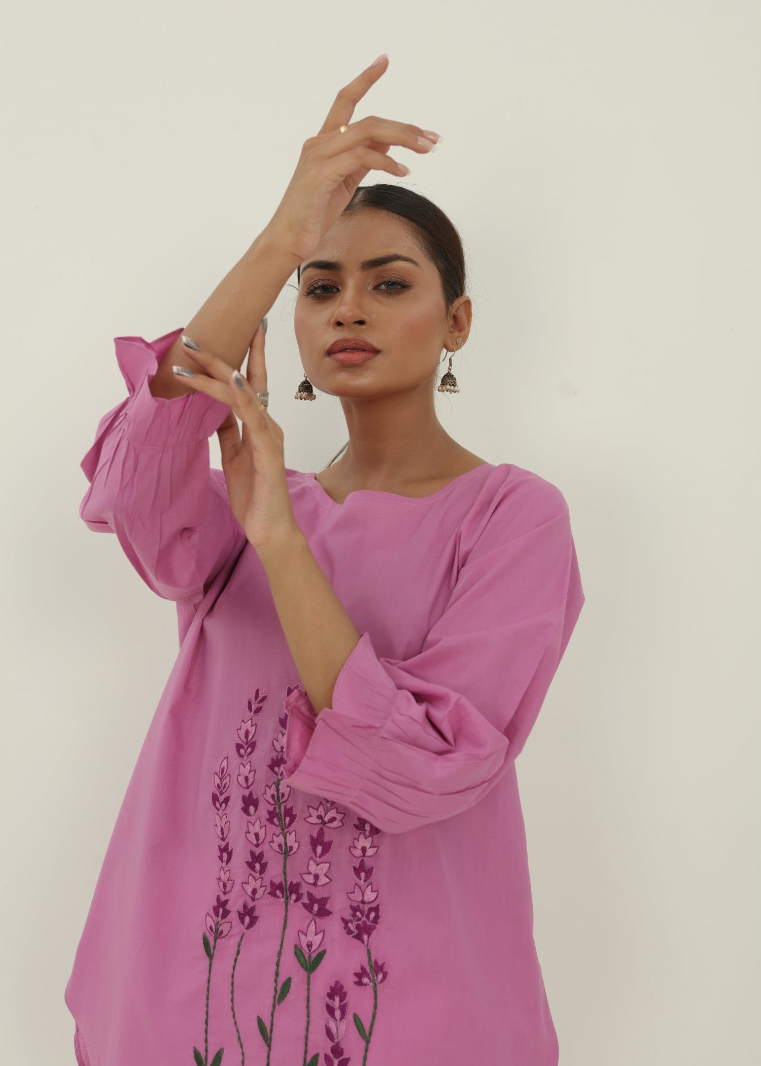 lawn Tunic in Lilac
