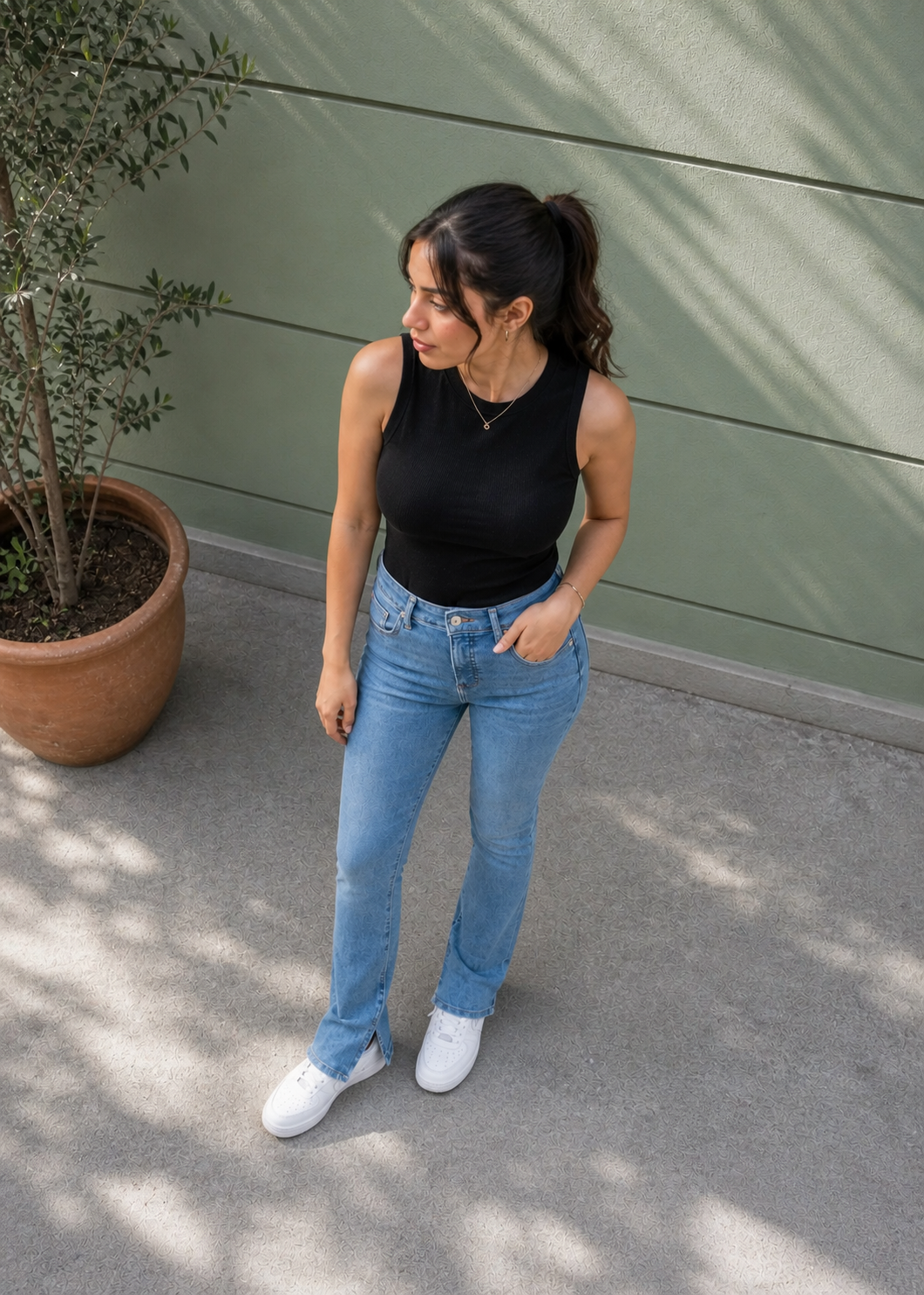 denim Jeans in Light blue