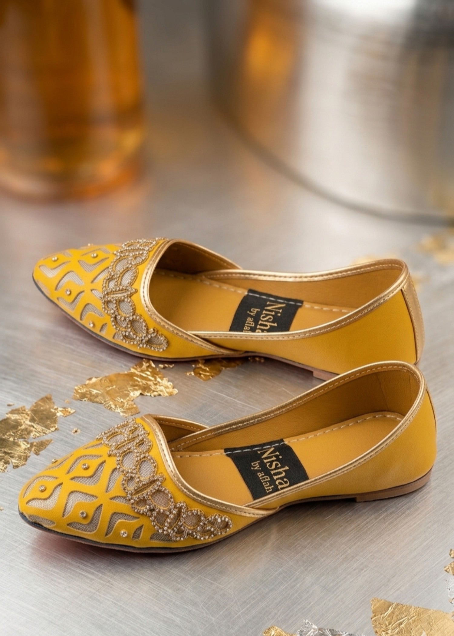 Pumps in Yellow-orange by - High Quality Women Pumps KHO8488