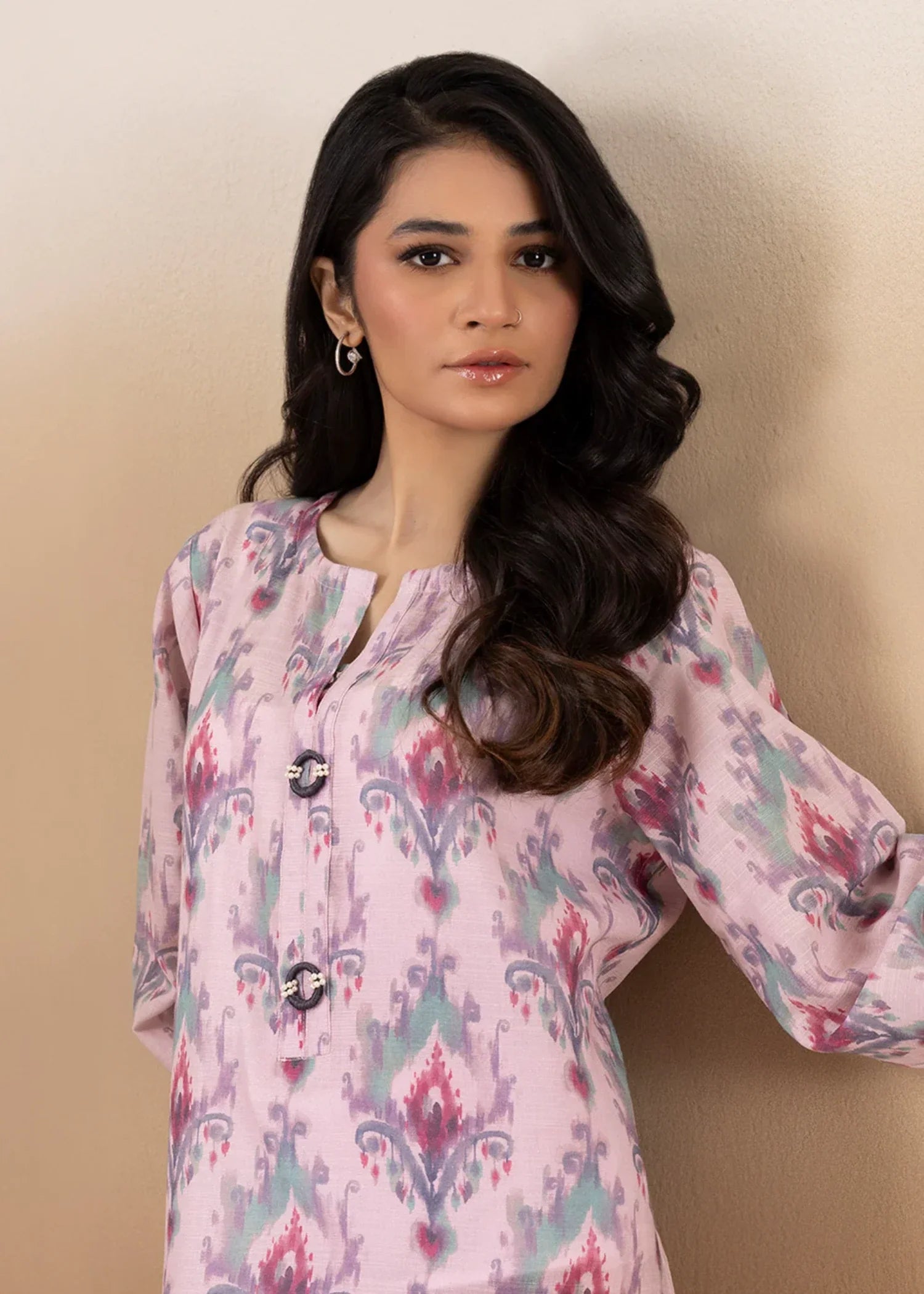 khaddar Co Ord Sets in Lilac