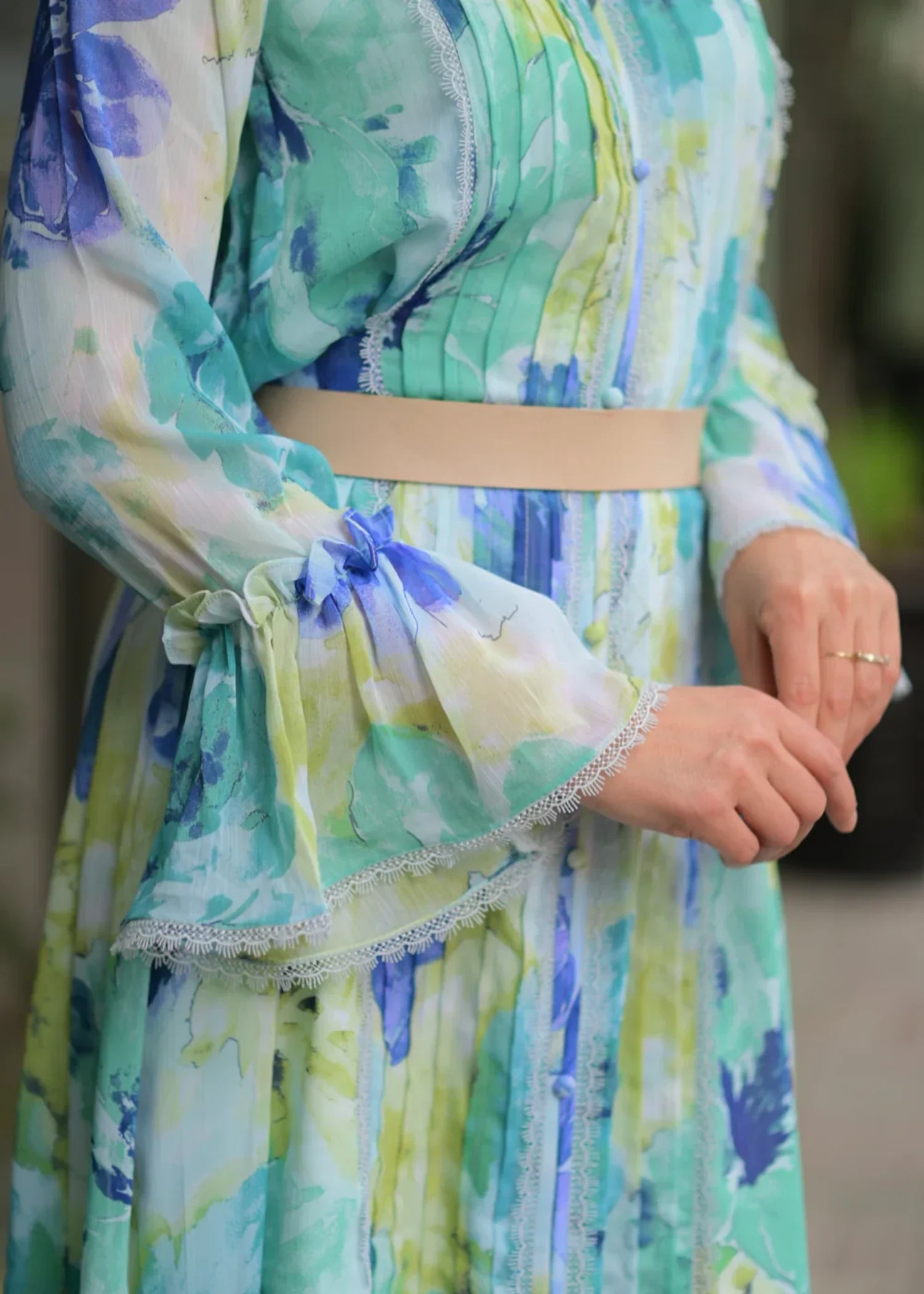chiffon Dress in Multi