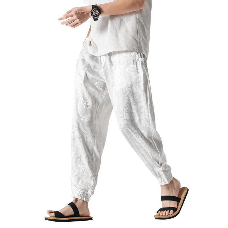 Chinese Style Men'S Casual Pants 2021 Summer New Style