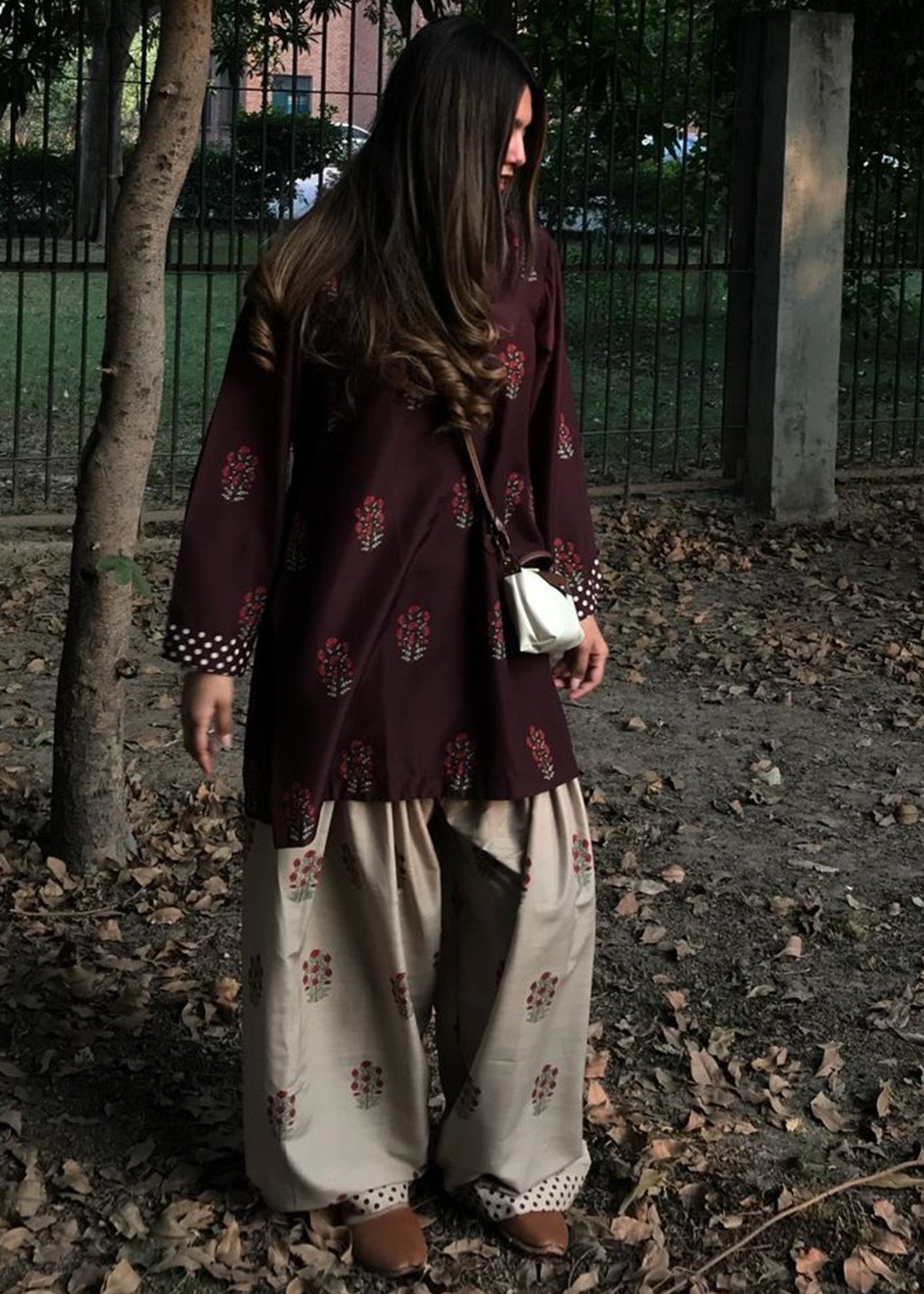 raw silk Kurta Set in Maroon