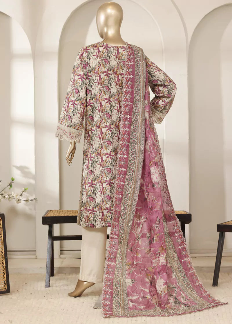 Stitched Laserkari Lawn – 1