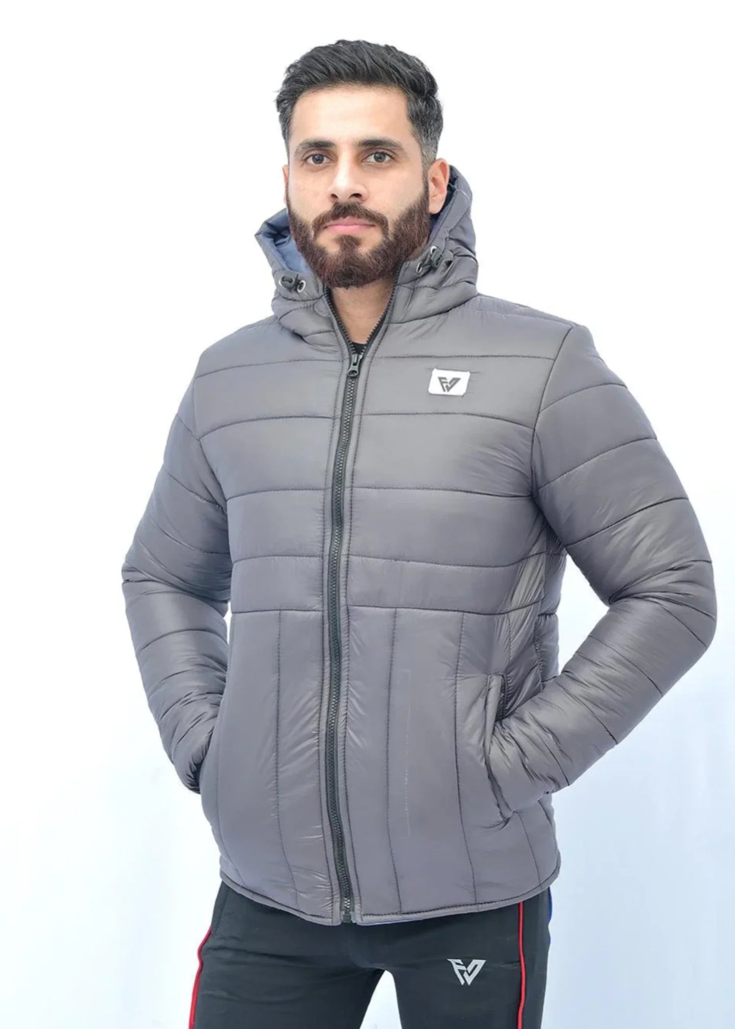 parachute Jacket in Grey