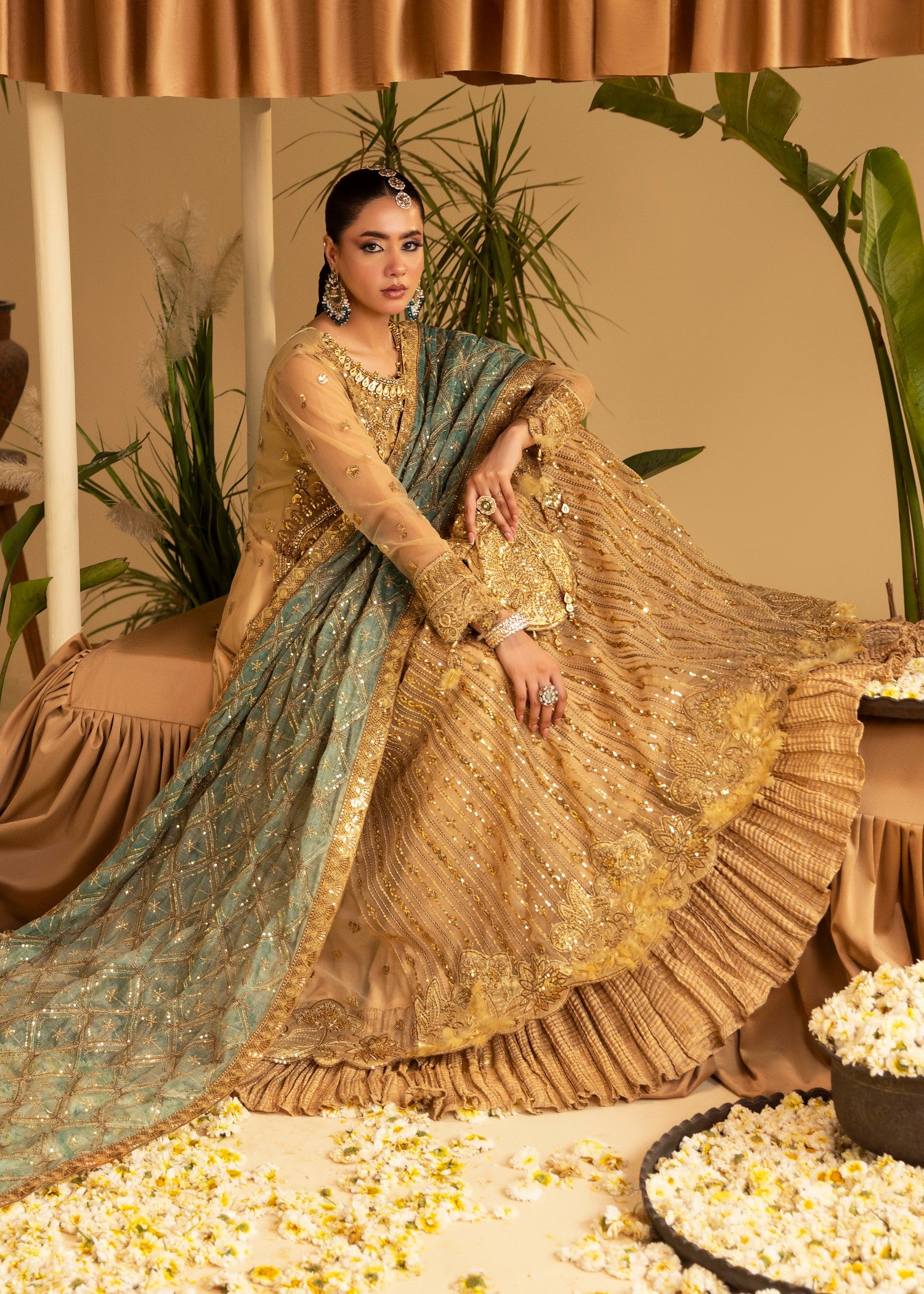 net Maxi in Gold