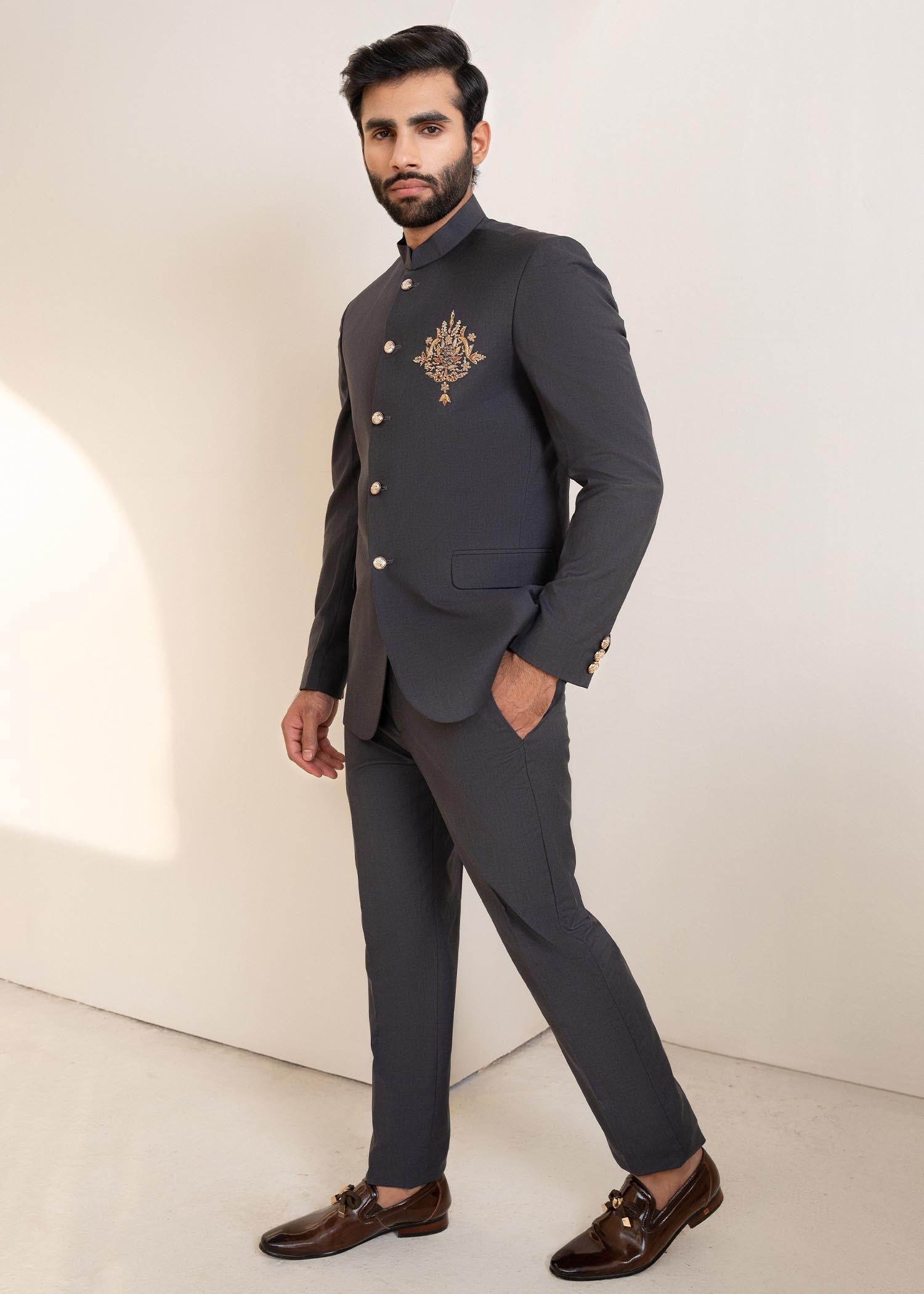 tropical Prince Coat in Grey