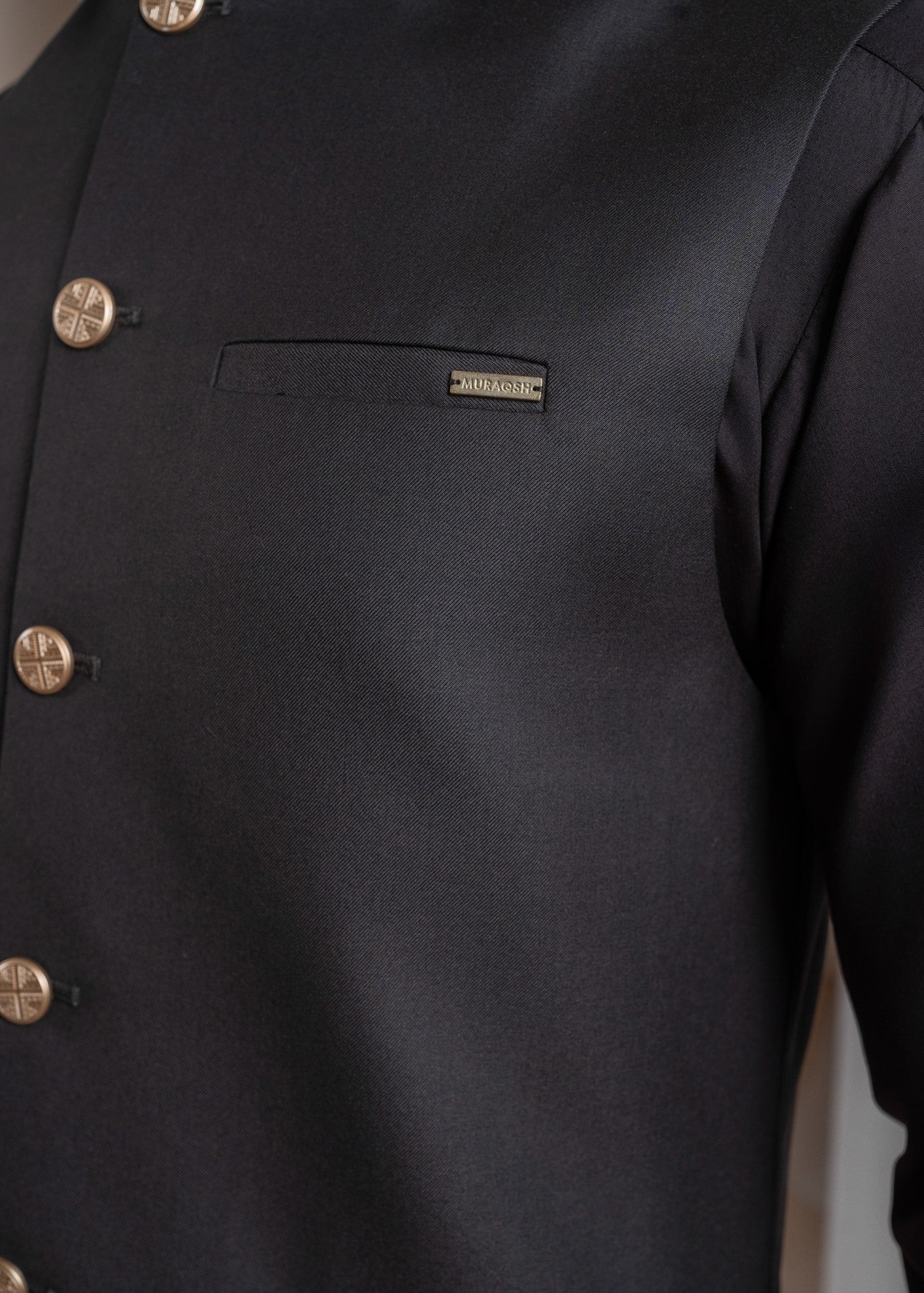 suiting Waistcoat in Dark brown by Muraqsh