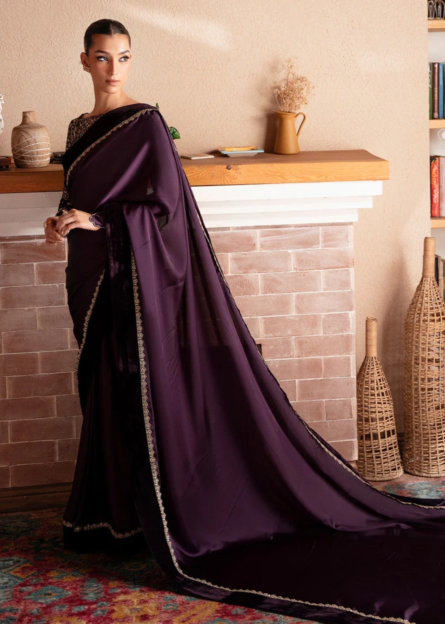 velvet Unstitched in Plum