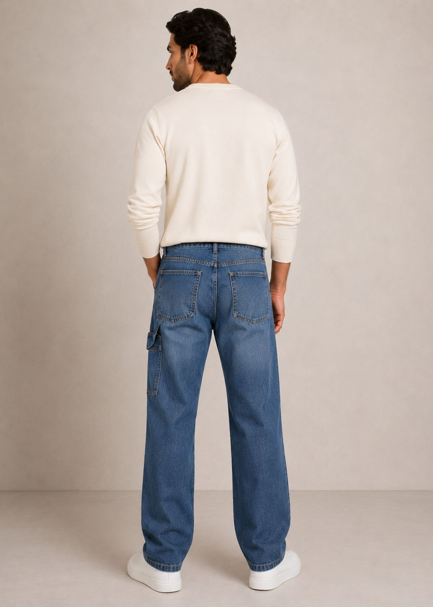 denim Jeans in Steel blue