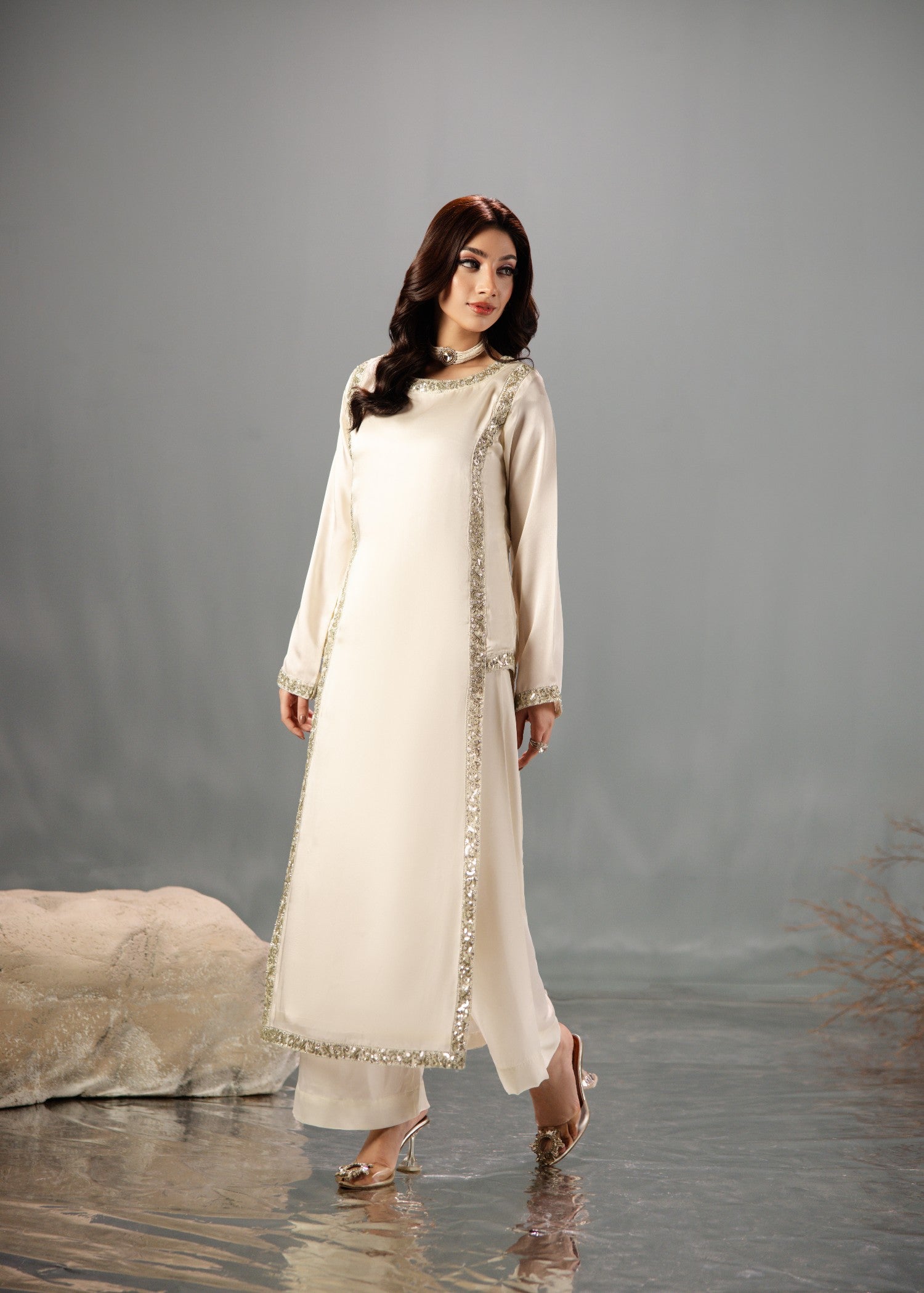 charmuse/shamooz Kurta Set in Off-white
