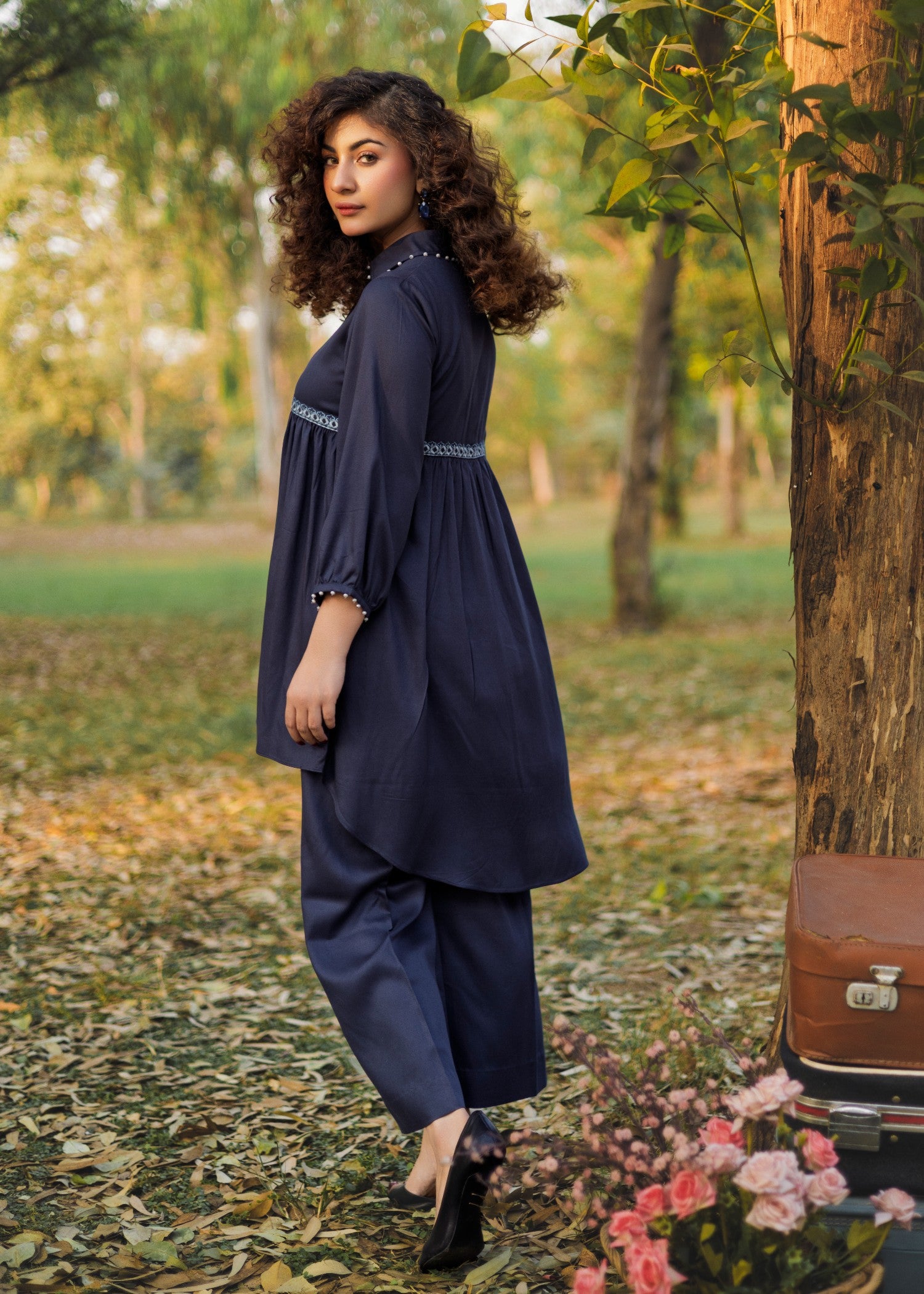 pure marina Co ord Sets in Moonlight blue