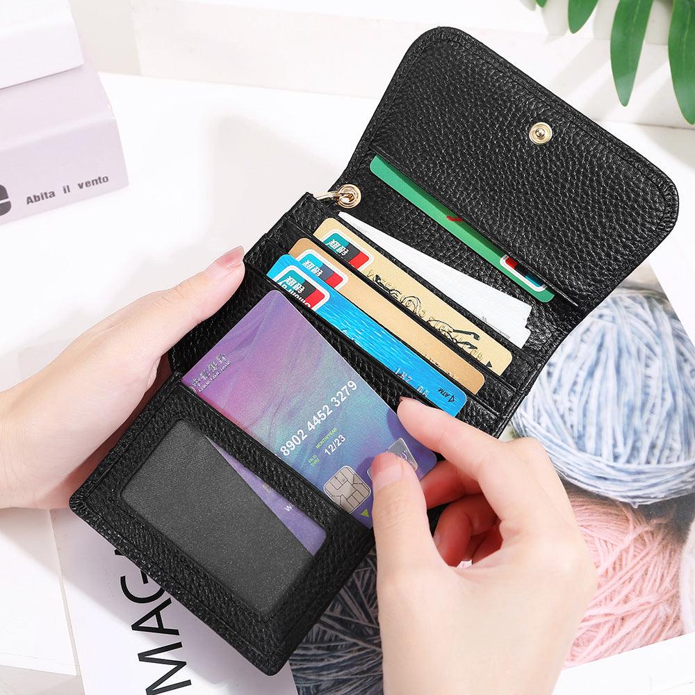 Fashion Cowhide Small Cute Zipper Coin Purse