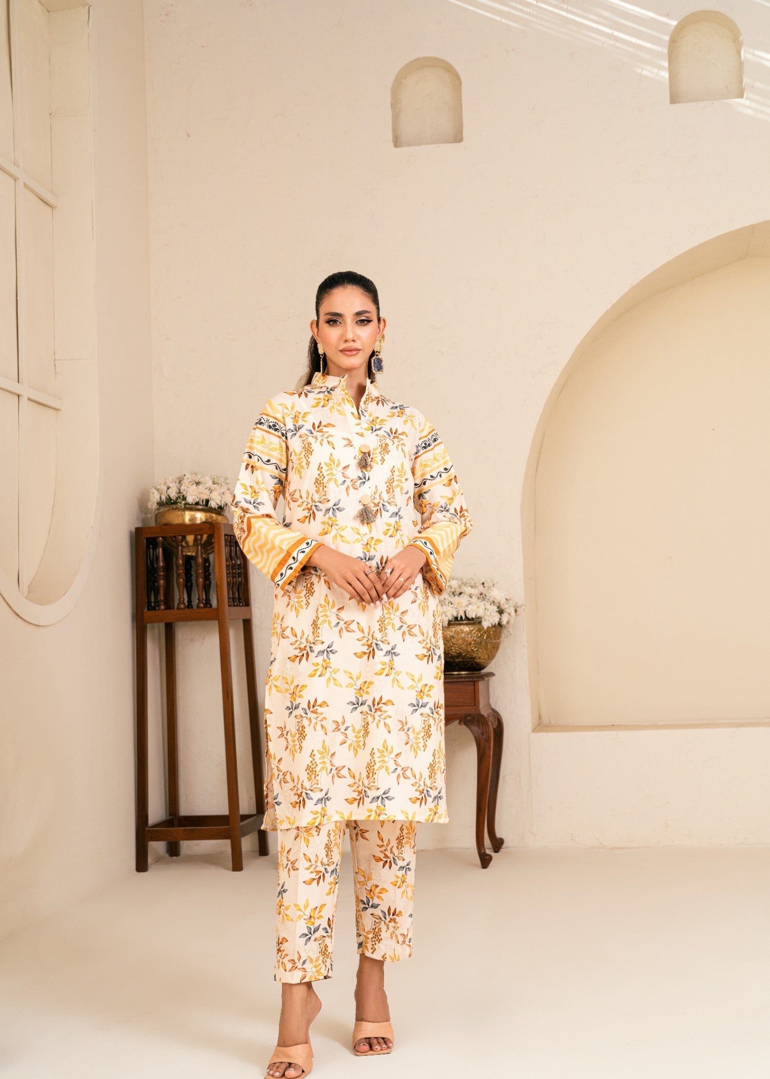 lawn Co Ord Sets in Butter