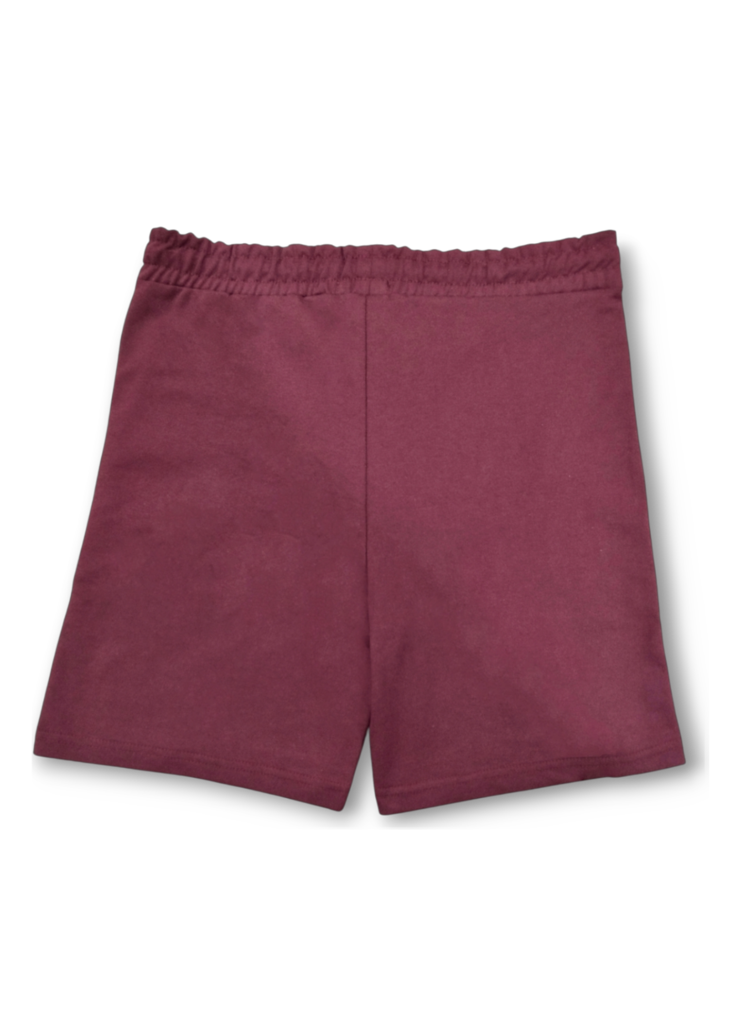 terry Shorts in Maroon