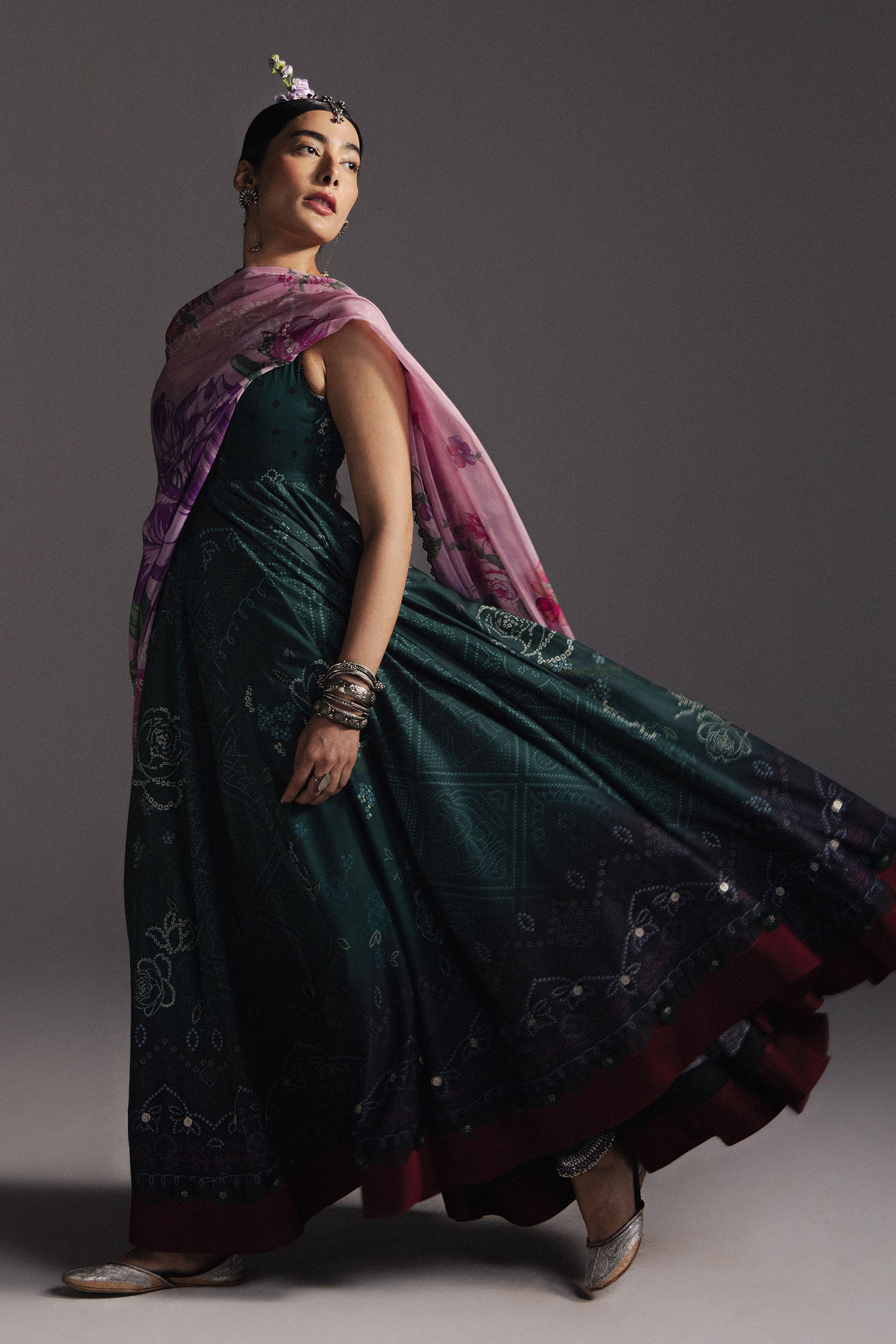 Anarkali Festive Luxury Lawn – Nayab-D4
