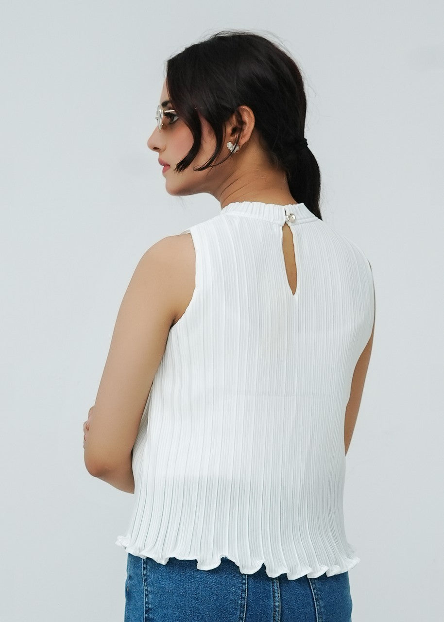 cotton Blouse in White