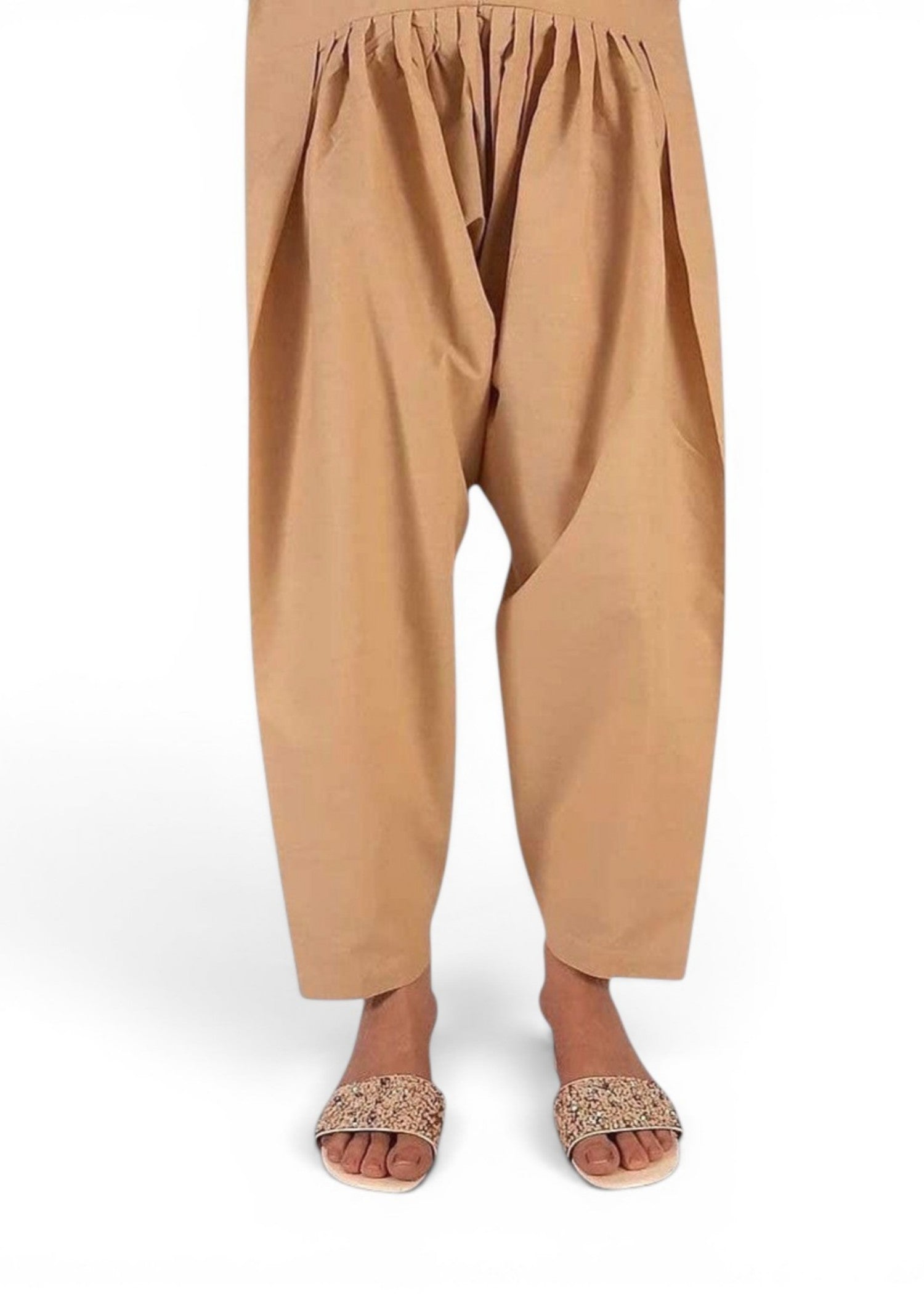 cotton Shalwar in Beige