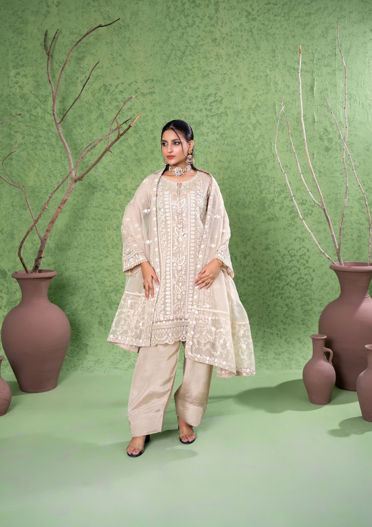 Kahani Festive Pret Organza Formals – D-3
