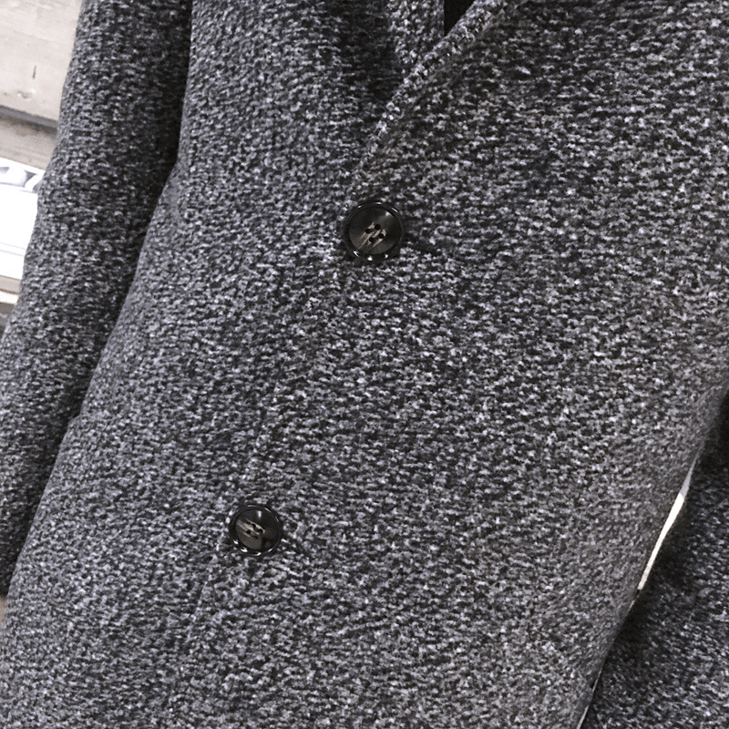 Foreign Trade Data Sell through Autumn New Mid-Length Windbreaker Korean Men'S Woolen Coat Men'S Large Size Coat Male NF06